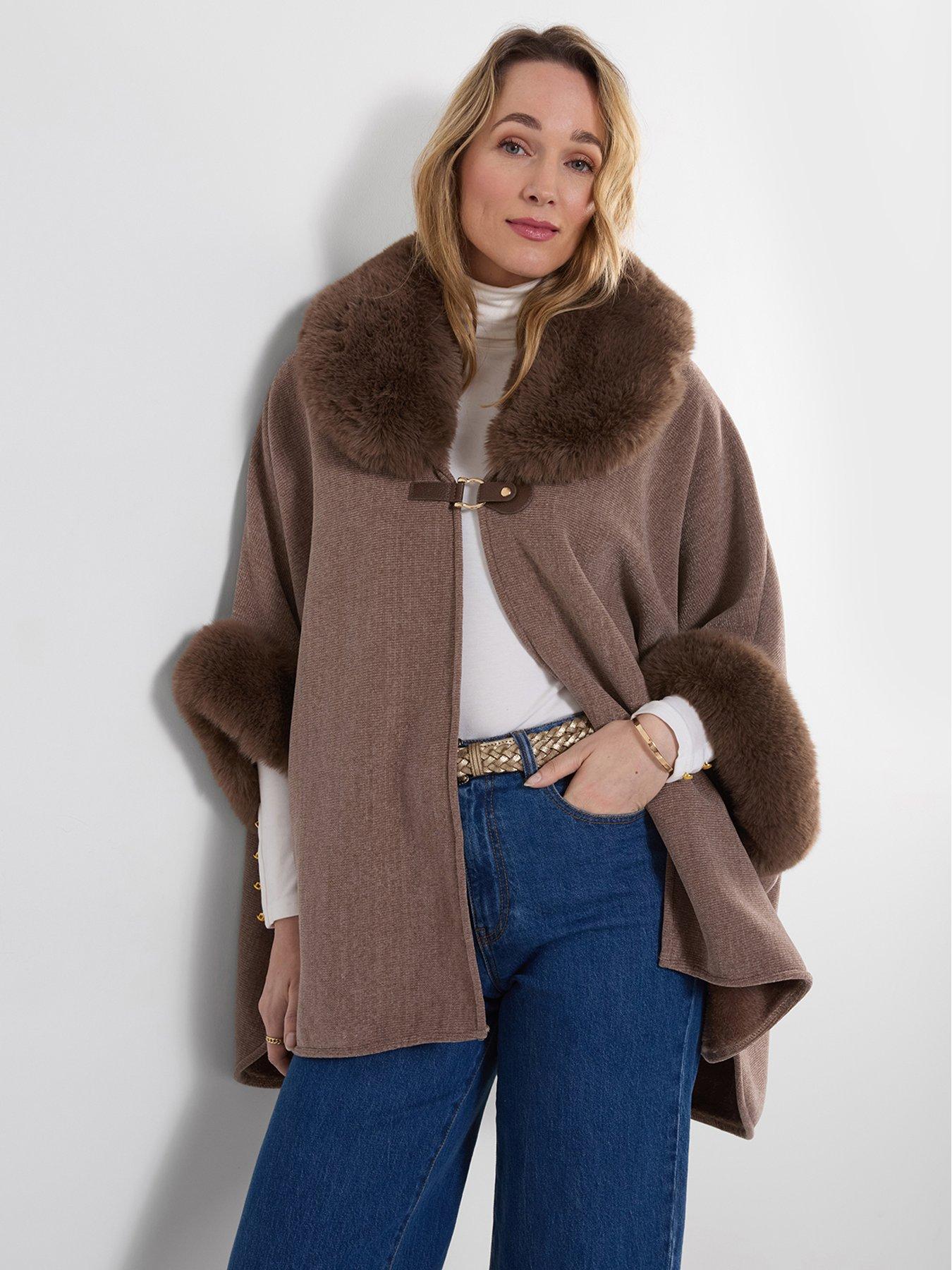 Image 1 of 6 of Joe Browns Mabel Faux Fur Wrap