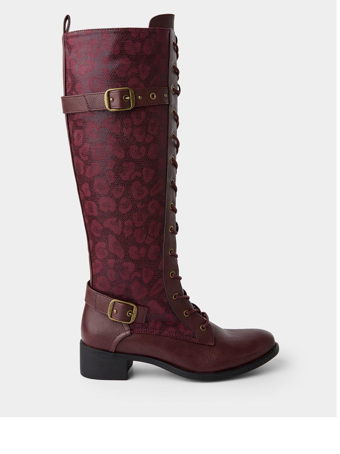 Joe Browns Fairweather Lace Up Riding Knee High Boots