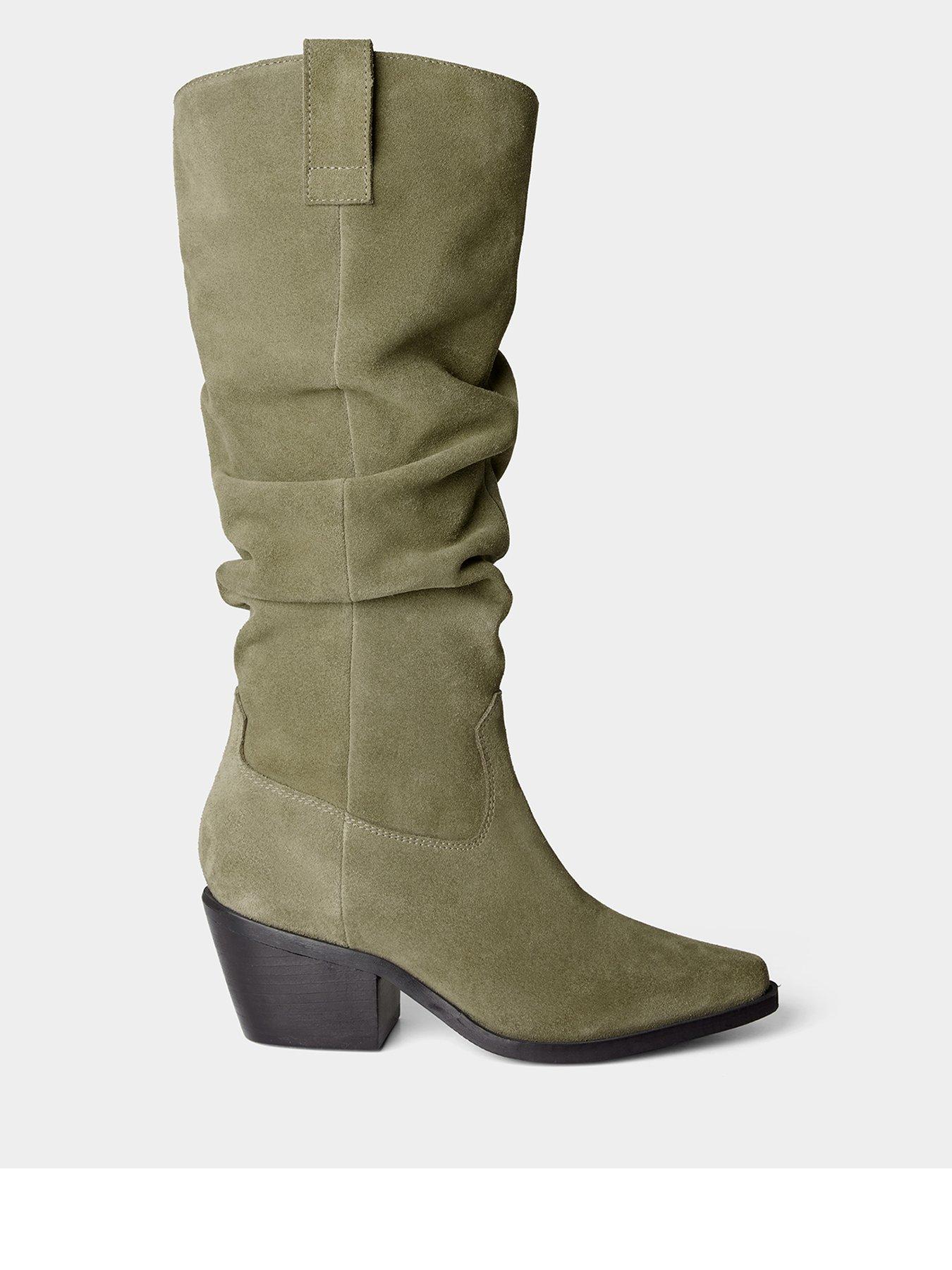 Image 1 of 6 of Joe Browns West Coast Suede Knee High Boots