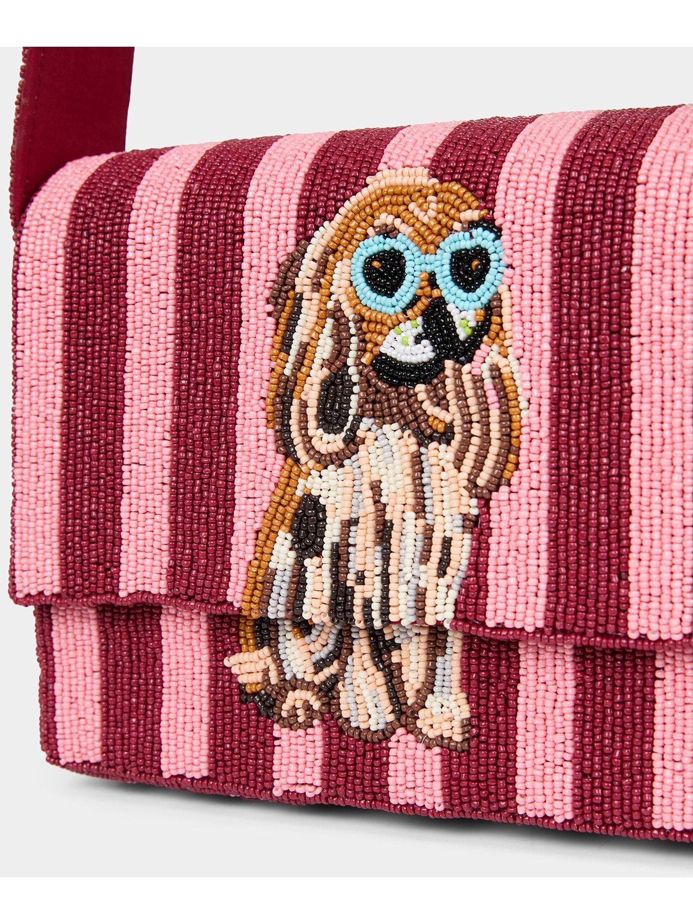 Image 3 of 4 of Joe Browns Playful Pup Beaded Shoulder Bag