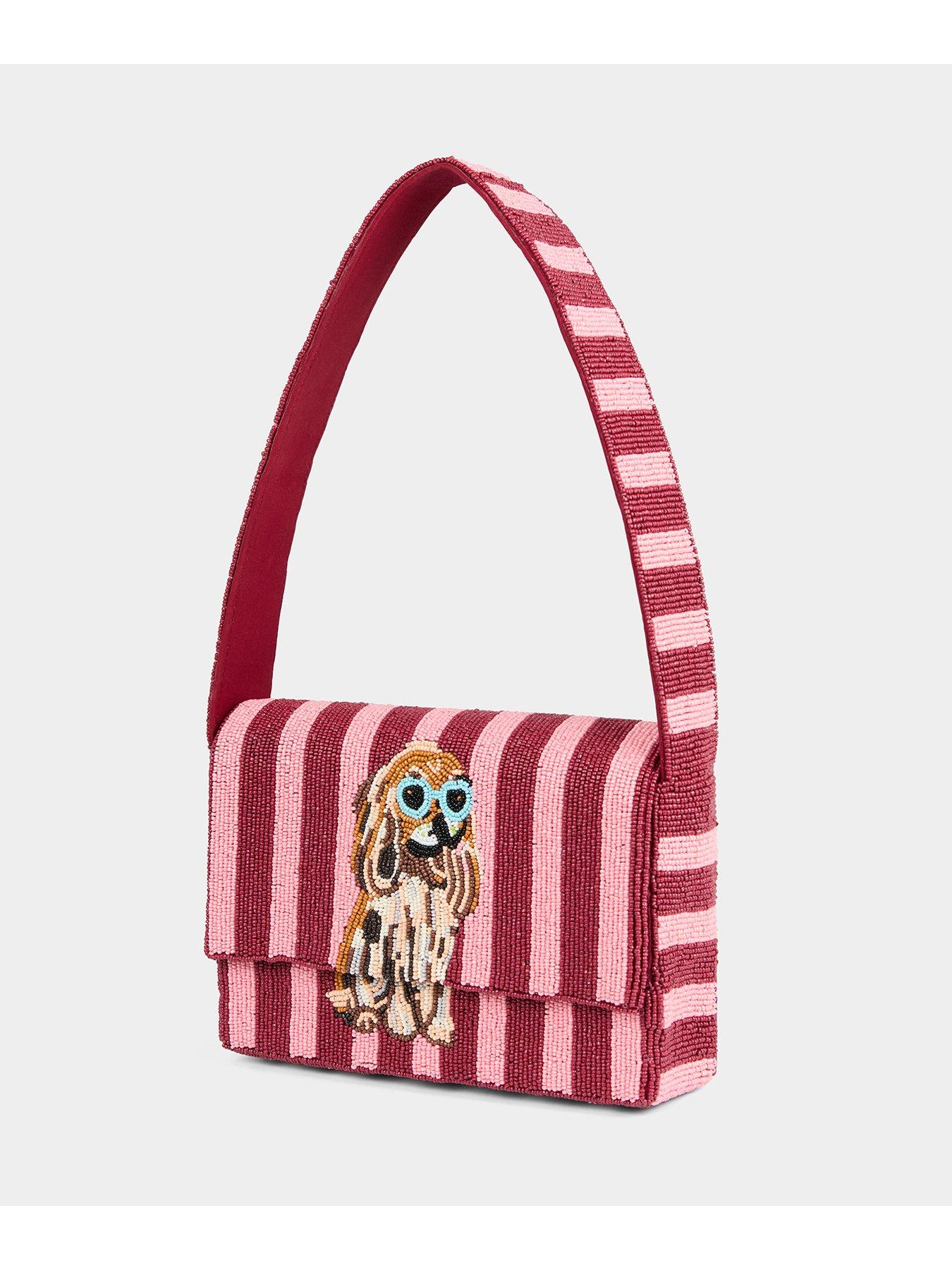 Image 4 of 4 of Joe Browns Playful Pup Beaded Shoulder Bag