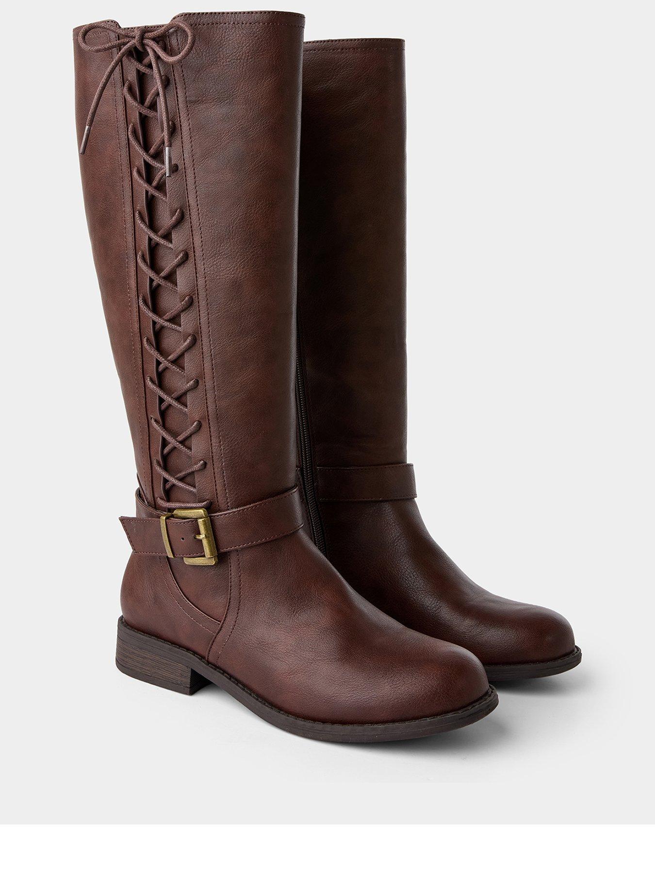 Image 2 of 7 of Joe Browns Laces Up Knee High Boots