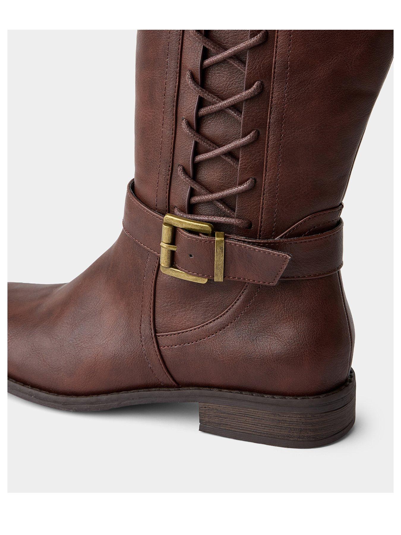Image 3 of 7 of Joe Browns Laces Up Knee High Boots