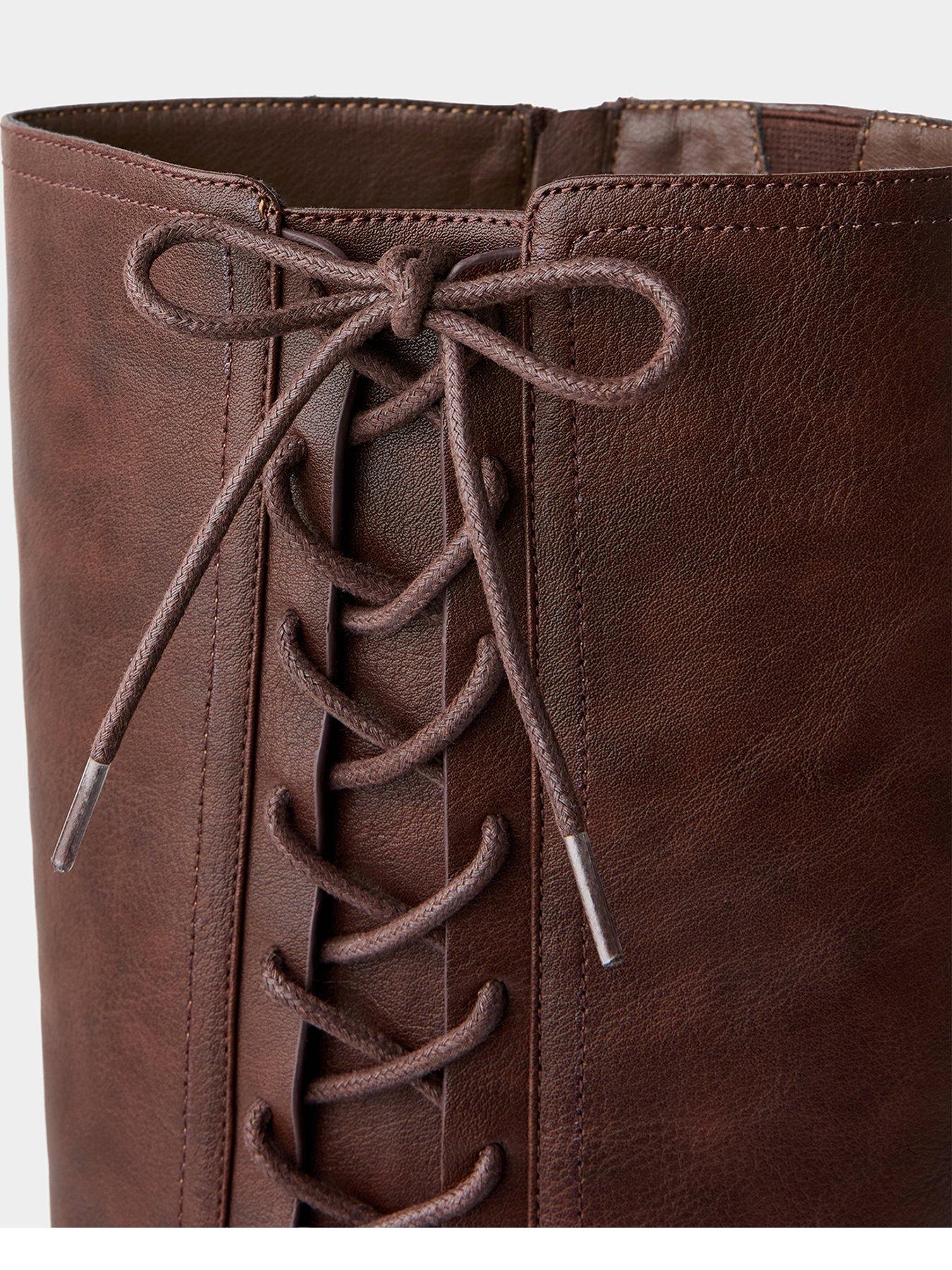 Image 4 of 7 of Joe Browns Laces Up Knee High Boots