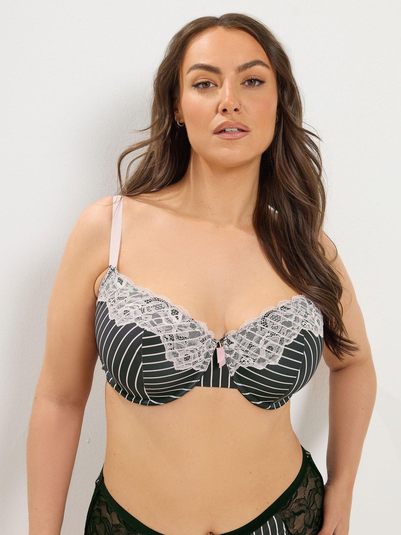 Image 3 of 4 of Yours Curve 2 Pack Underwire Padded Bra - Multi