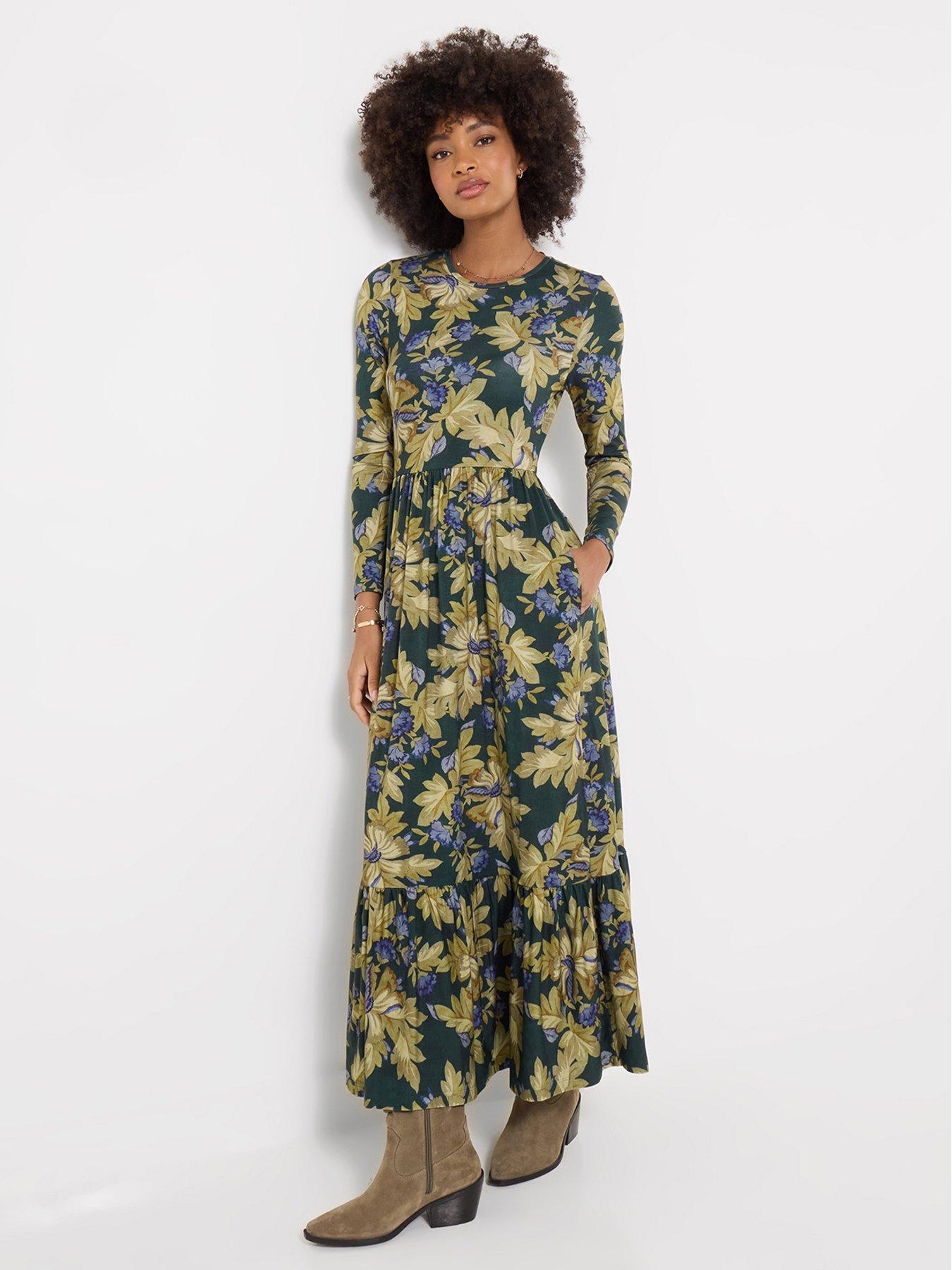 Image 5 of 7 of Joe Browns Orla Long Sleeve Jersey Maxi Dress