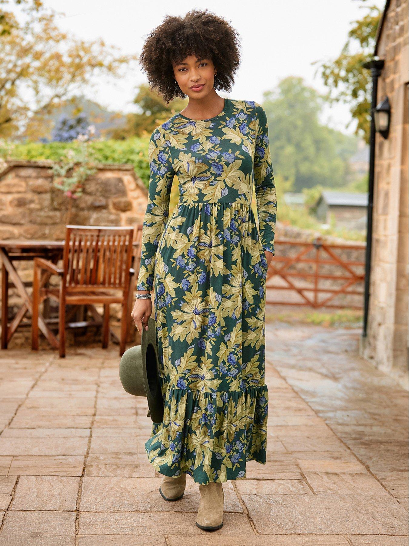 Image 6 of 7 of Joe Browns Orla Long Sleeve Jersey Maxi Dress