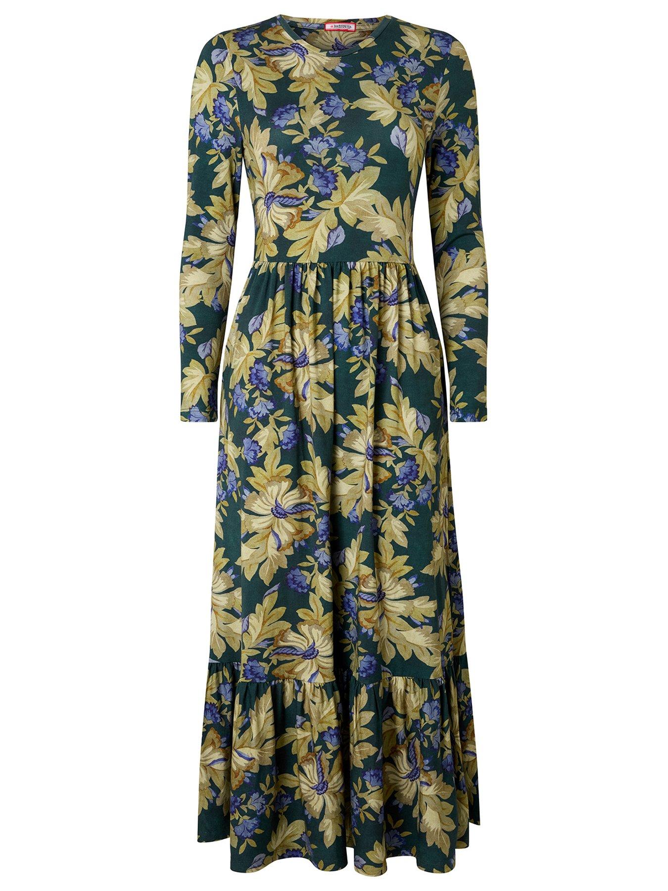 Image 7 of 7 of Joe Browns Orla Long Sleeve Jersey Maxi Dress