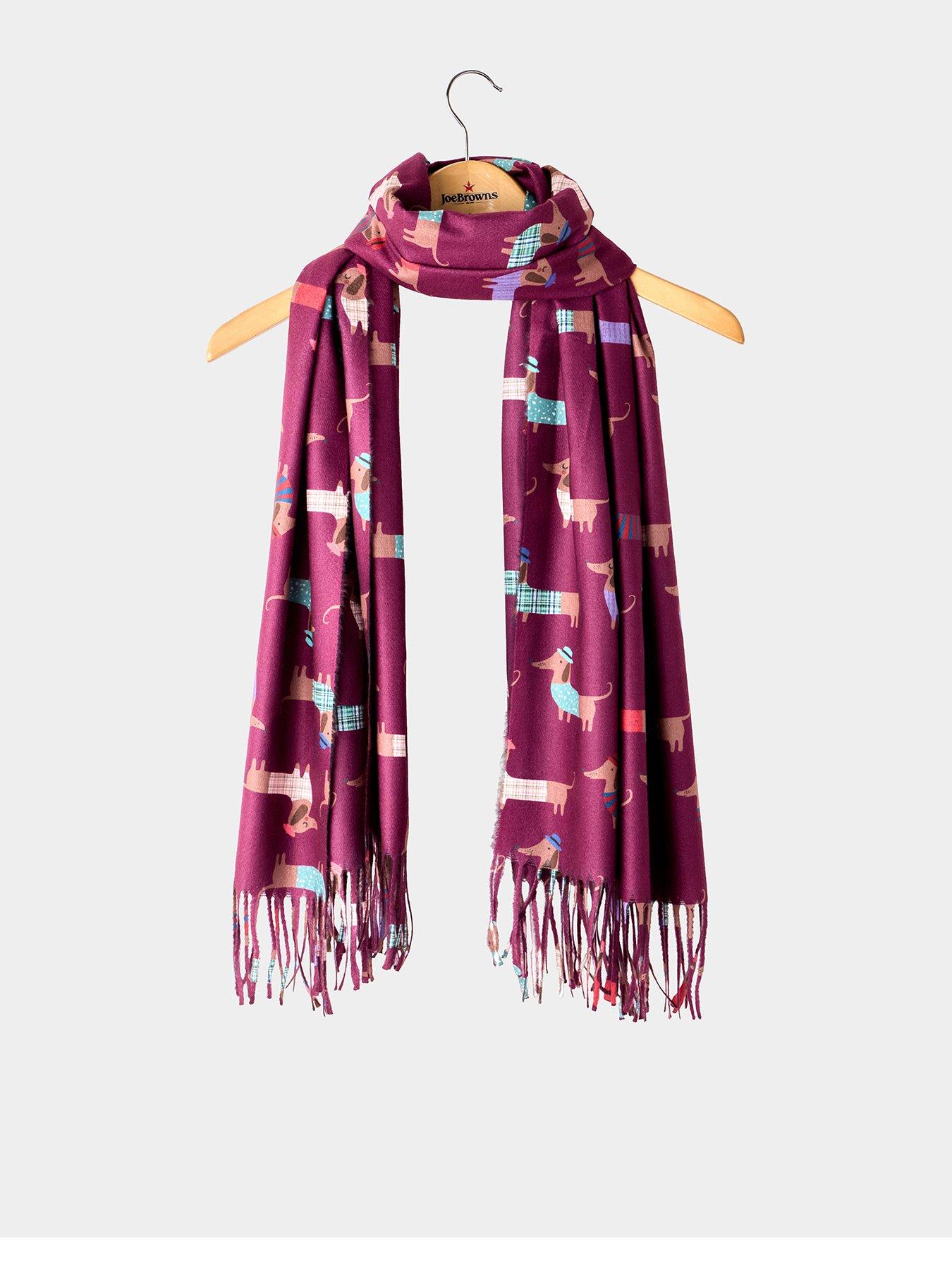 Joe Browns Top Dog Sausage Dog Print Scarf