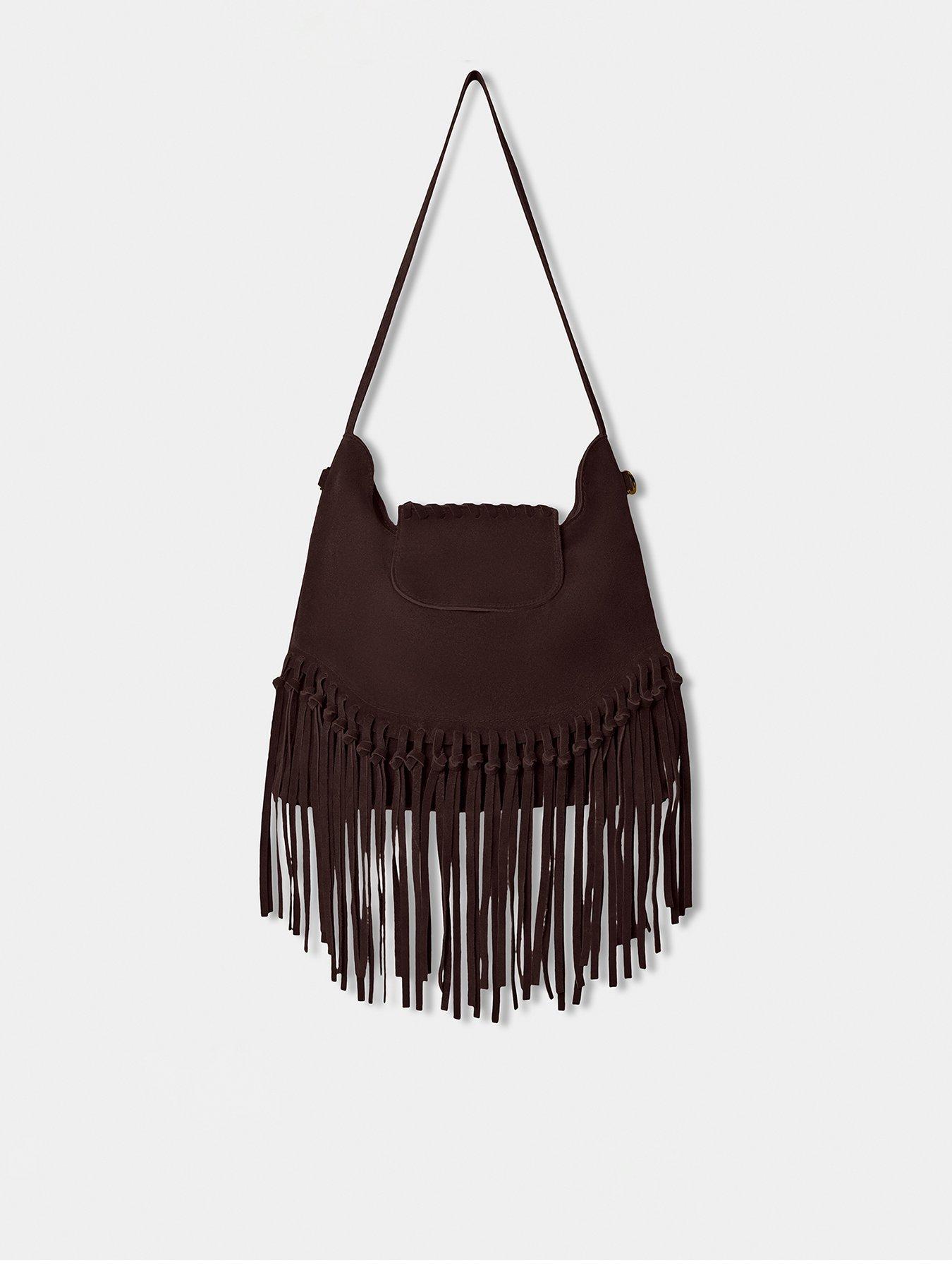 Joe Browns Boho Suede Tassel Bag