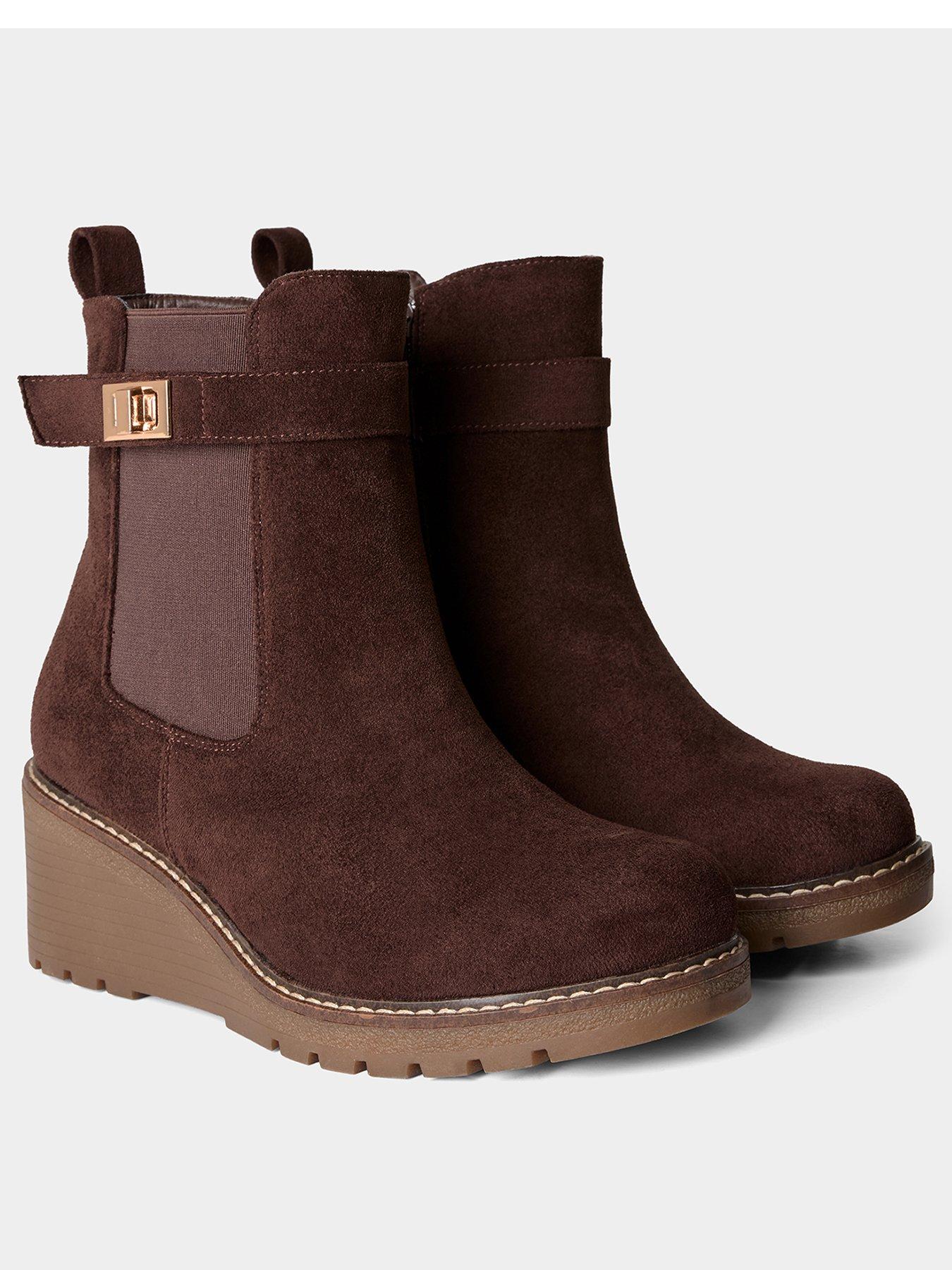 Image 2 of 6 of Joe Browns Willow Cosy Wedge Ankle Boots