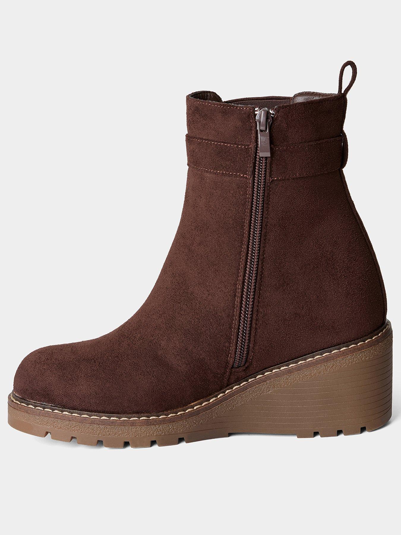 Image 3 of 6 of Joe Browns Willow Cosy Wedge Ankle Boots