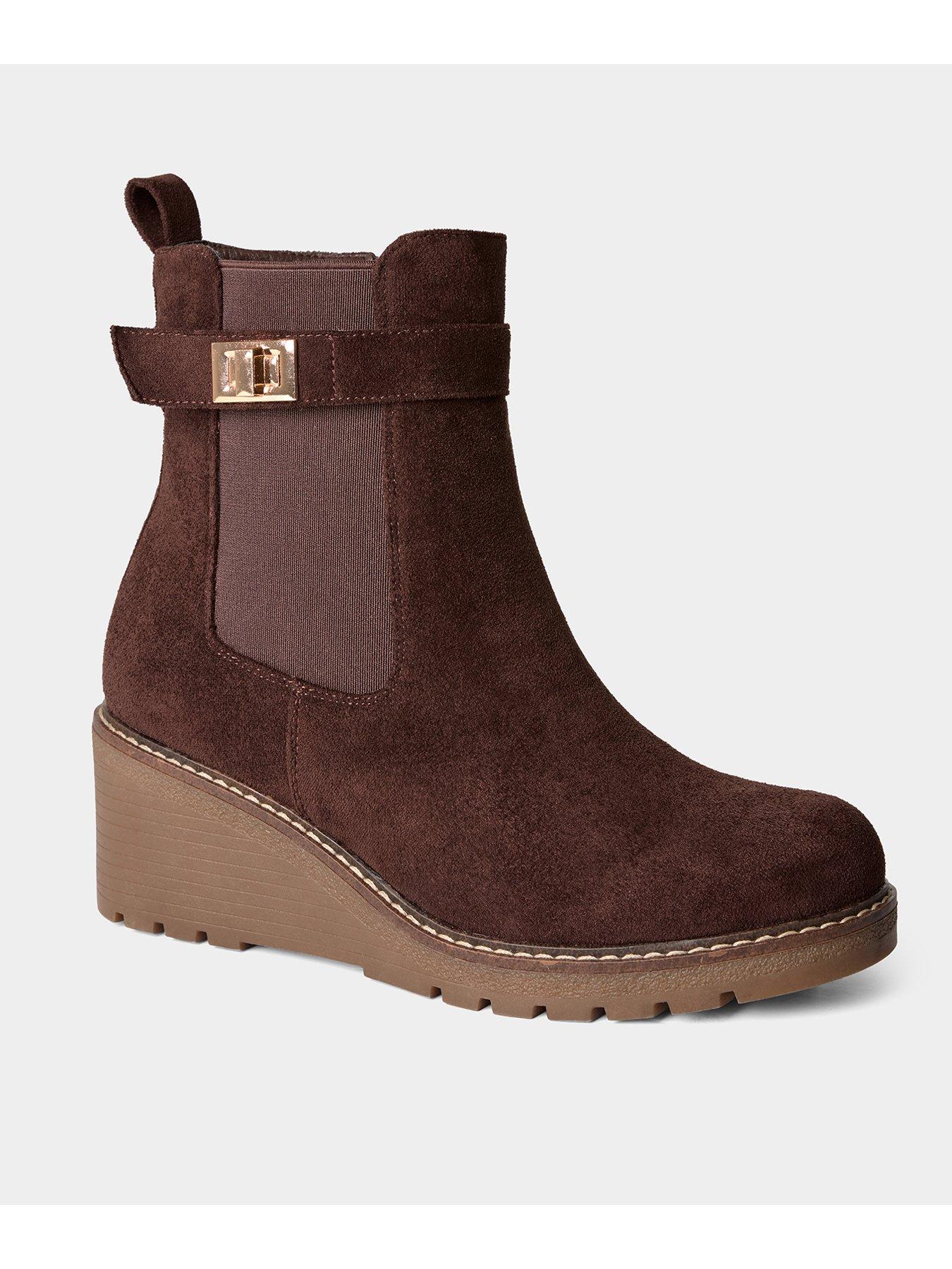 Image 6 of 6 of Joe Browns Willow Cosy Wedge Ankle Boots