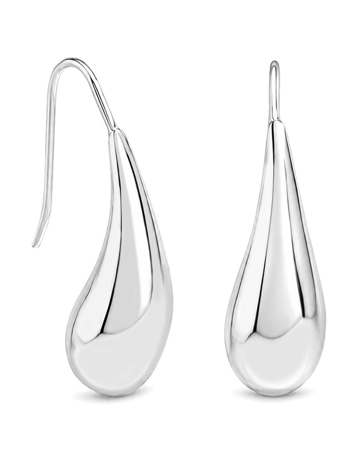 Image 1 of 3 of Inicio Silver&nbsp;Teardrop Earrings