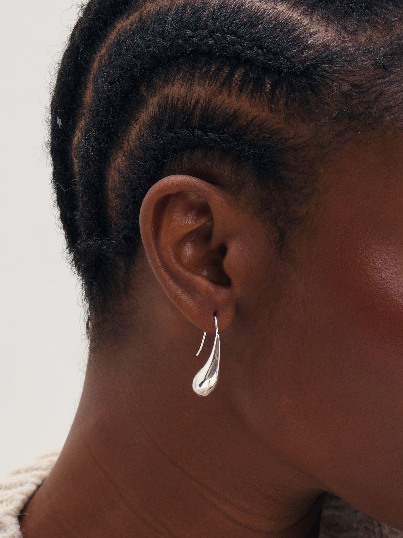 Image 2 of 3 of Inicio Silver&nbsp;Teardrop Earrings