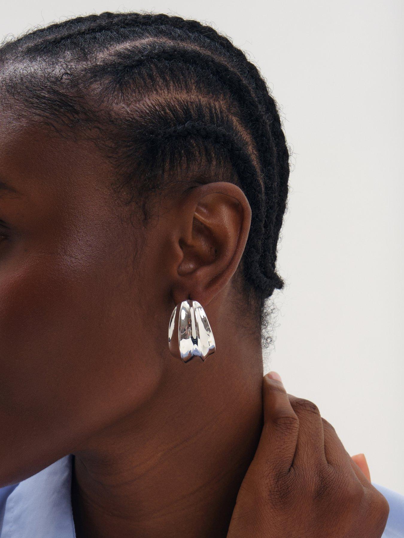 Image 3 of 3 of Inicio Silver Statement Studs