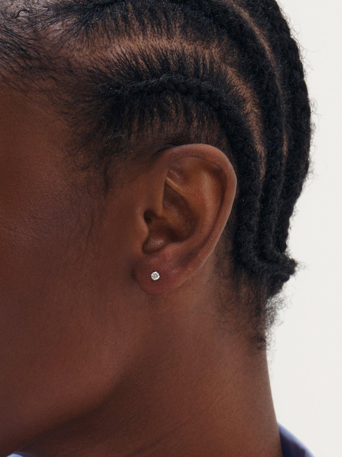 Image 2 of 3 of Simply Silver 925 Sterling Silver 3mm Brilliant Round Stud Earrings