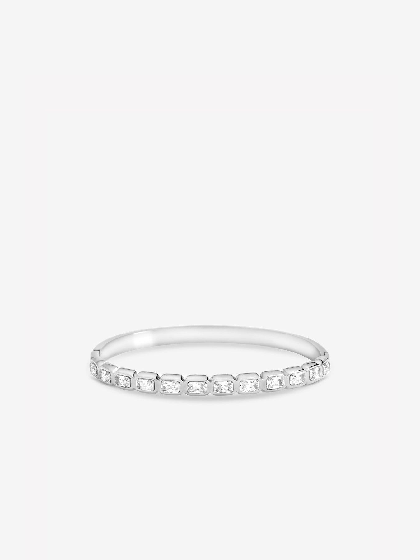 Image 2 of 3 of Jon Richard Gold Plated Crystal Stone Stainless Steel Bangle