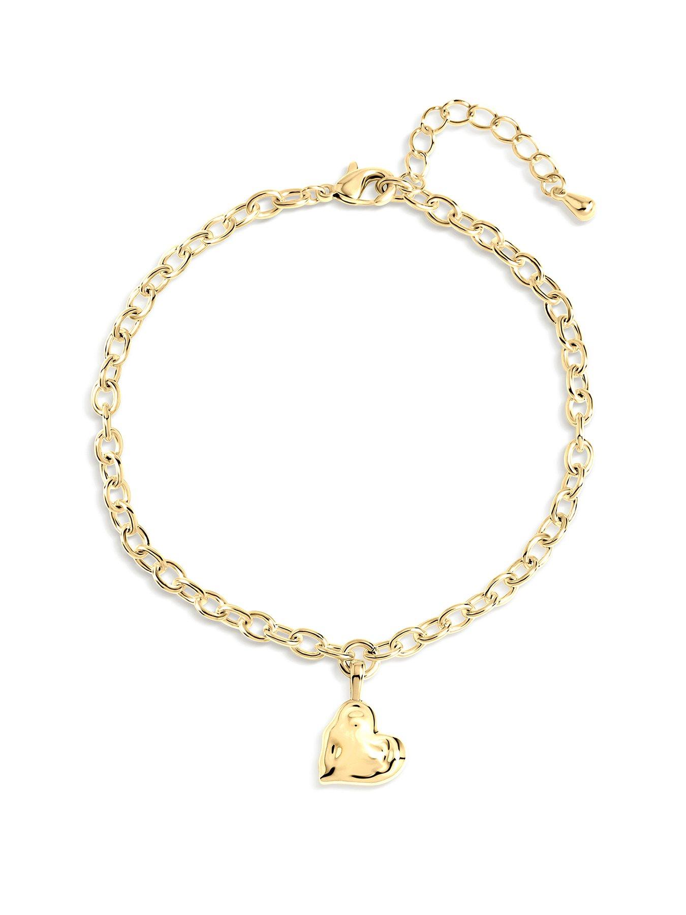 Image 1 of 3 of Inicio Gold Molten Heart Bracelet