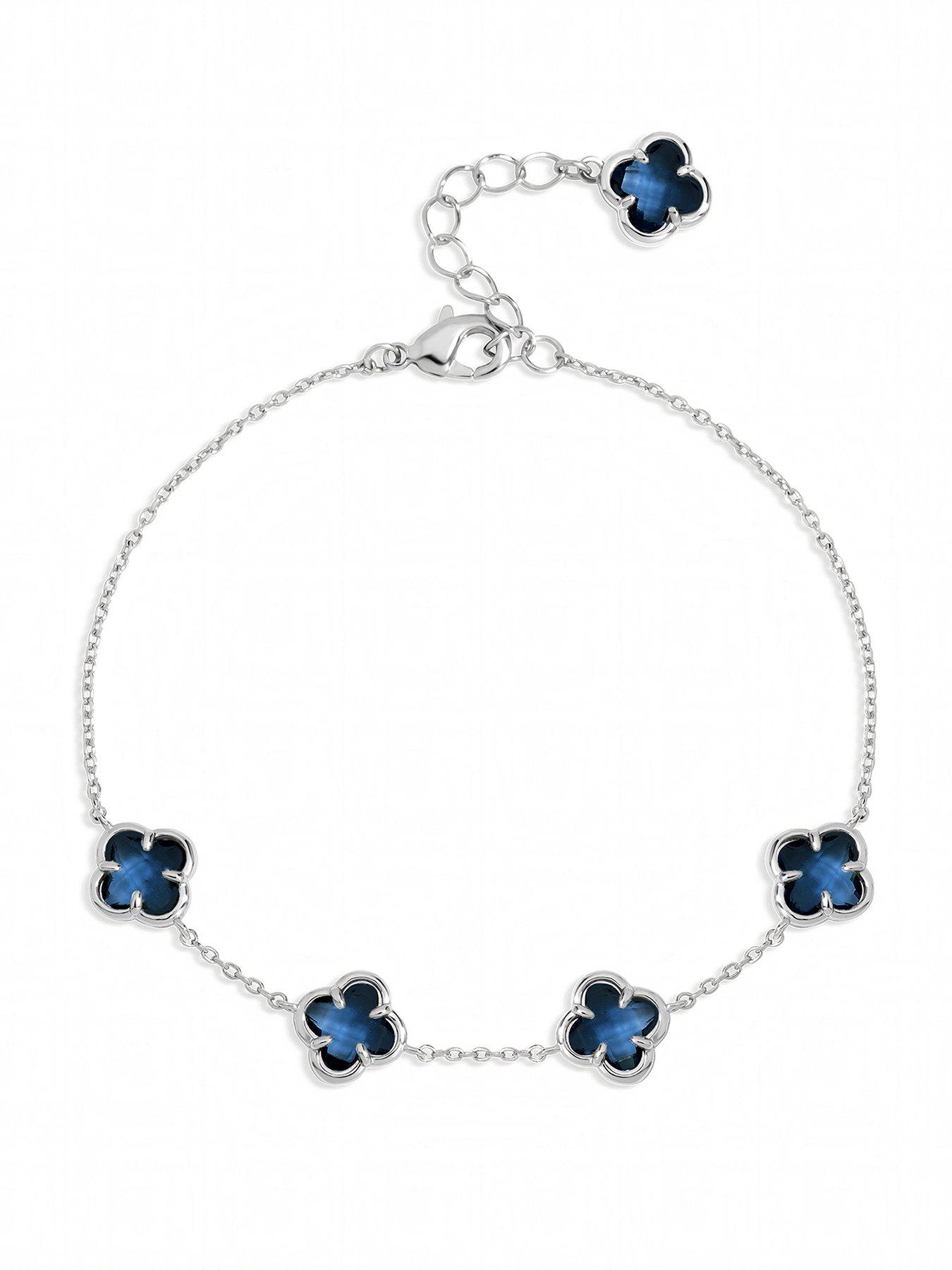 Image 1 of 3 of Inicio Sapphire Clover Bracelet