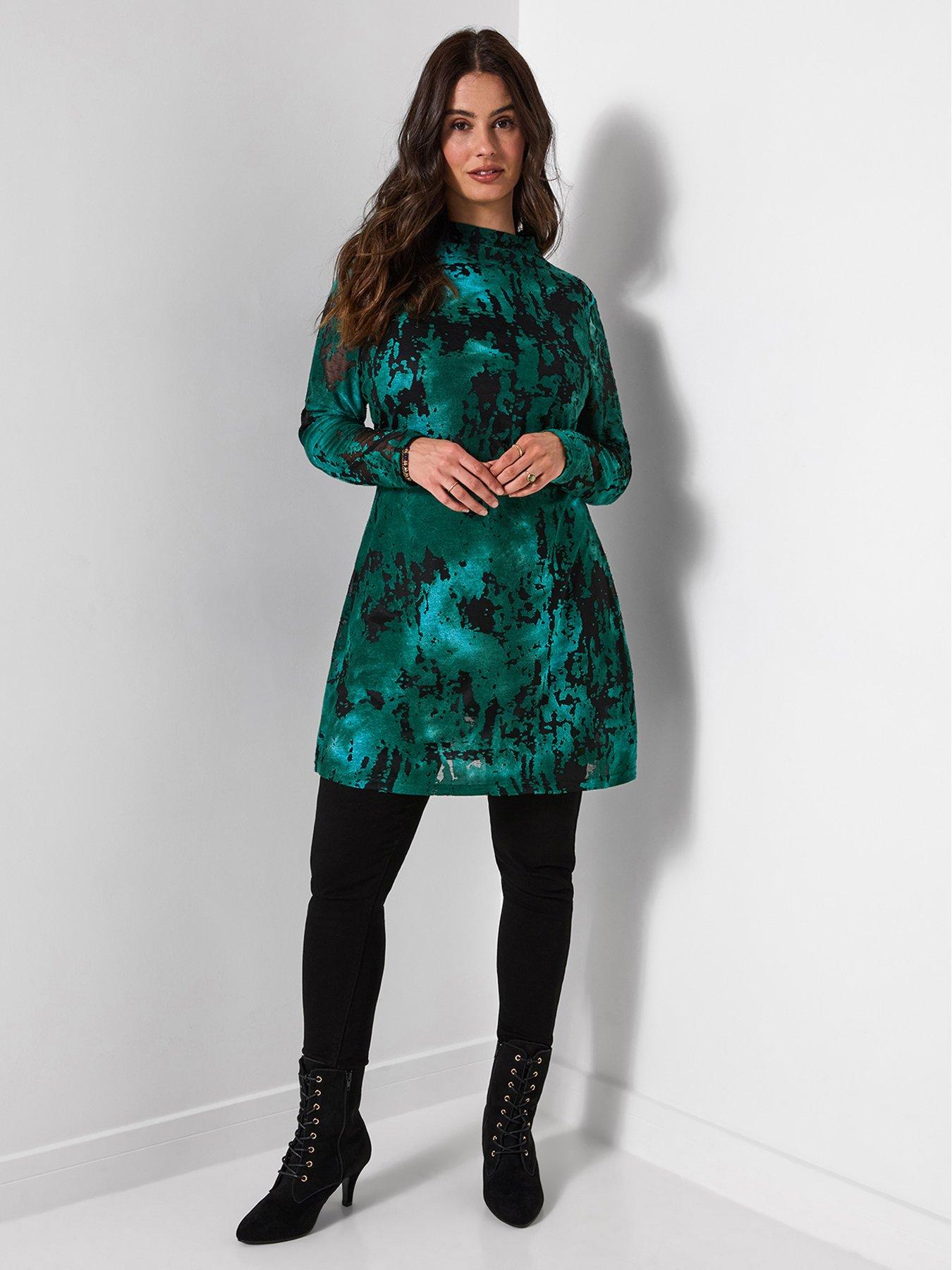 Joe Browns Statement Print High Neck Tunic Top