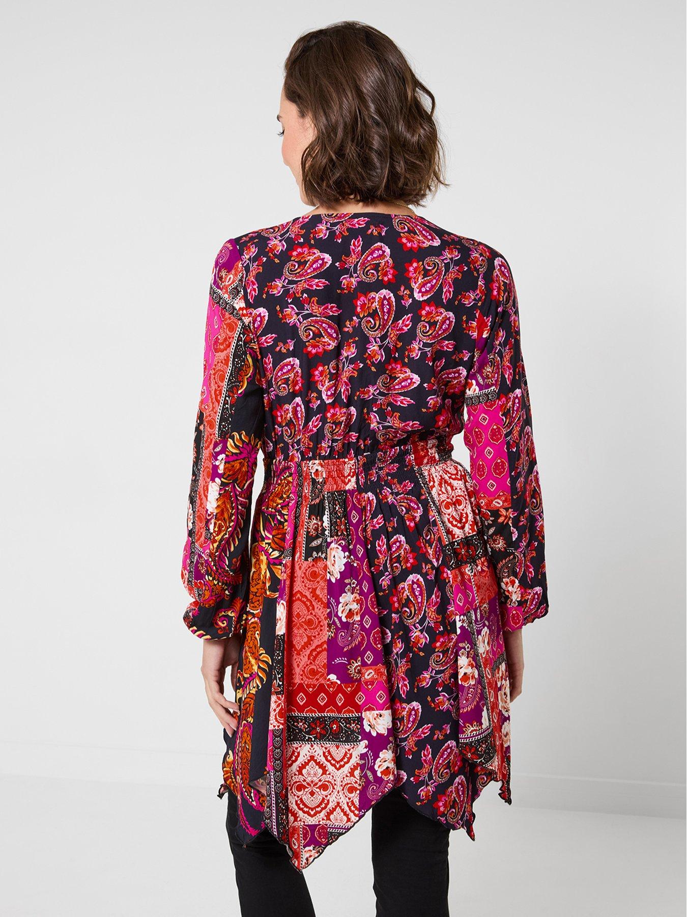 Image 2 of 5 of Joe Browns Paisley Print Asymmetric Tunic Top