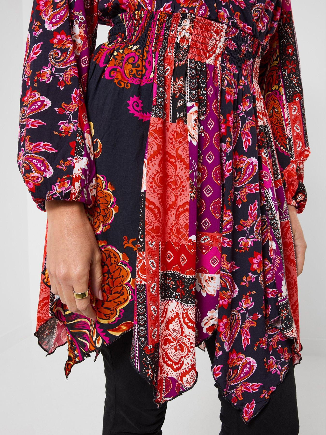 Image 4 of 5 of Joe Browns Paisley Print Asymmetric Tunic Top