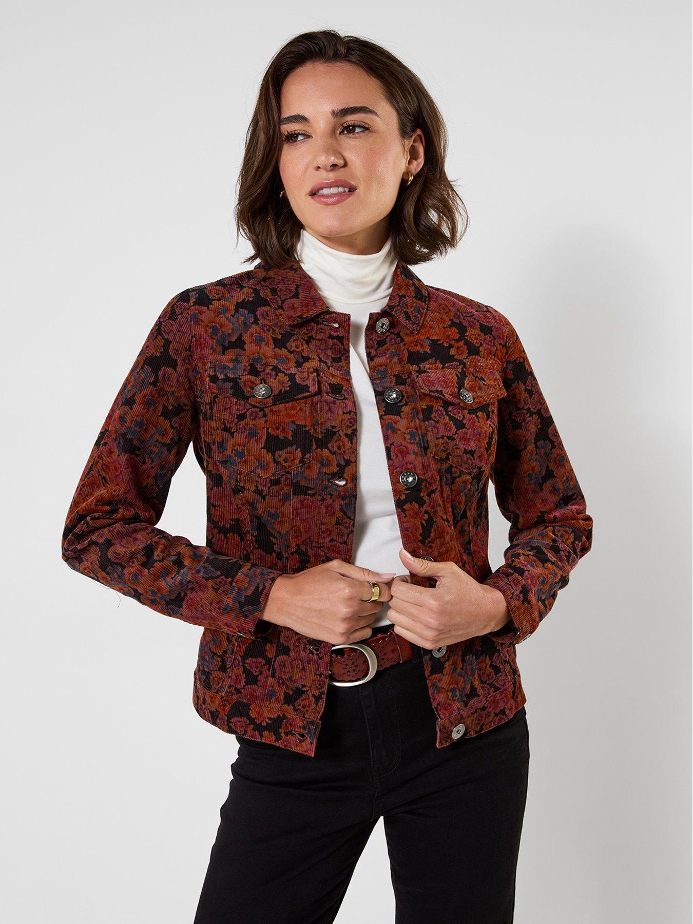 Image 1 of 5 of Joe Browns Autumn Days Floral Cord Jacket