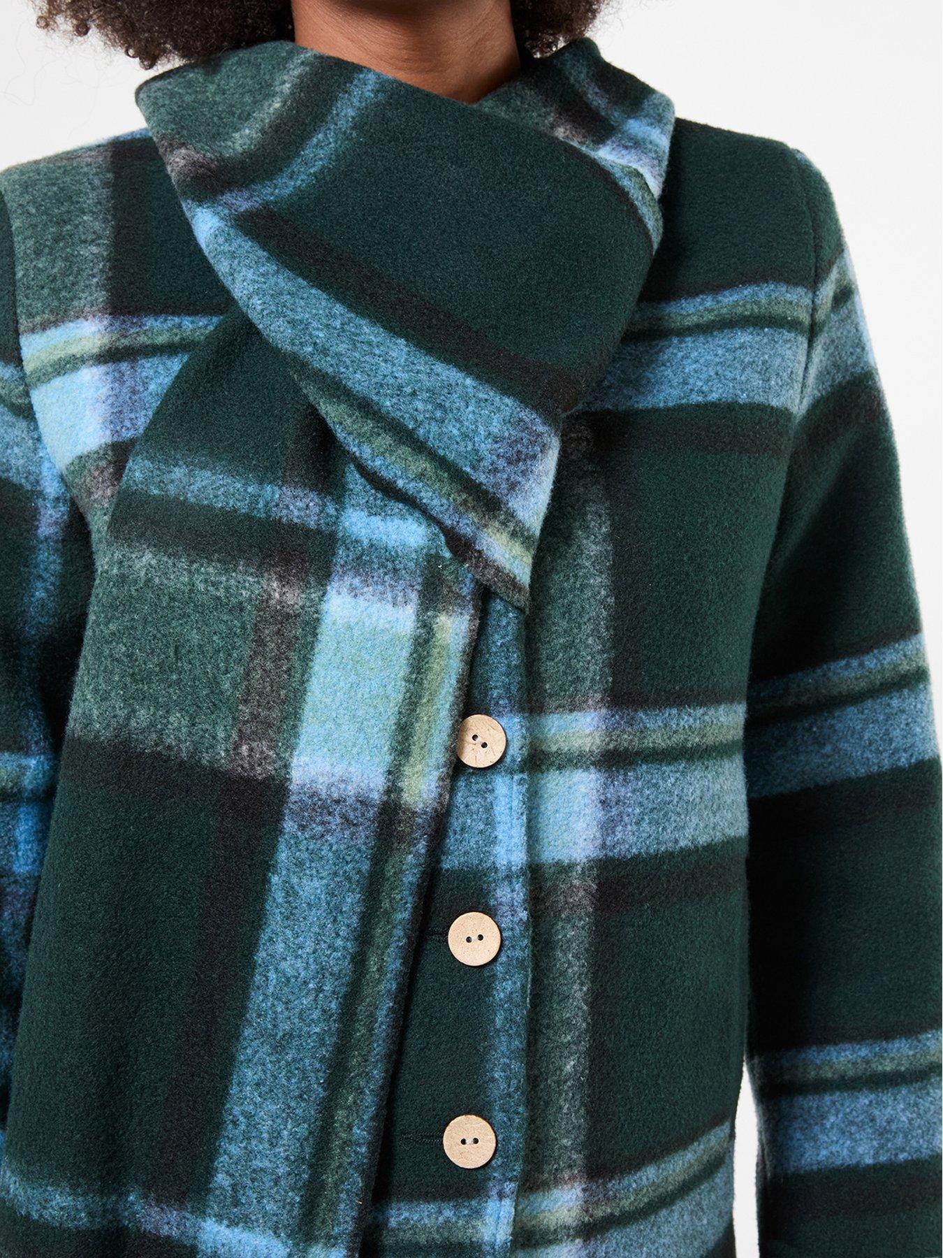 Image 4 of 6 of Joe Browns Willow Check Jacket With Detachable Scarf