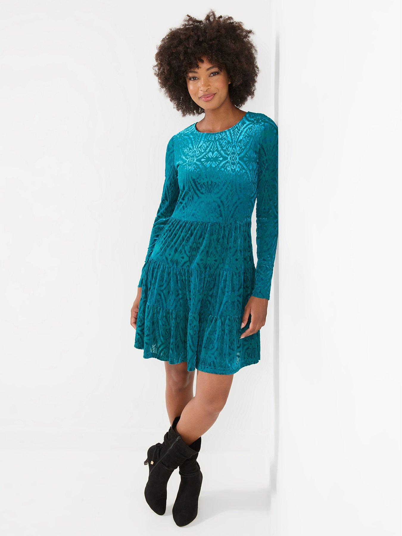 Image 1 of 5 of Joe Browns Delightful Devore Tunic Dress