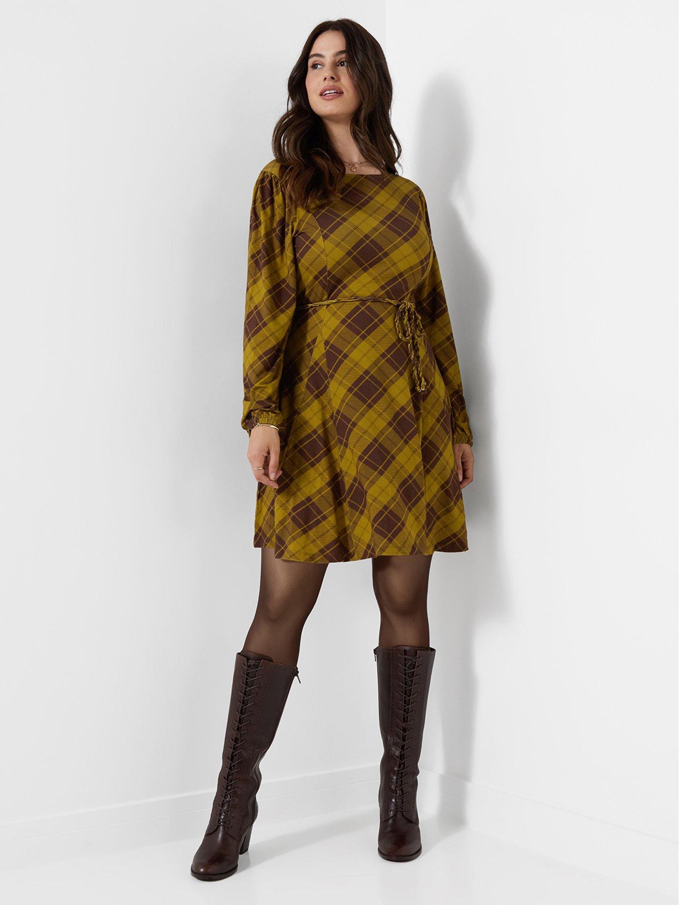 Joe Browns Heritage Check Jersey Mini Dress