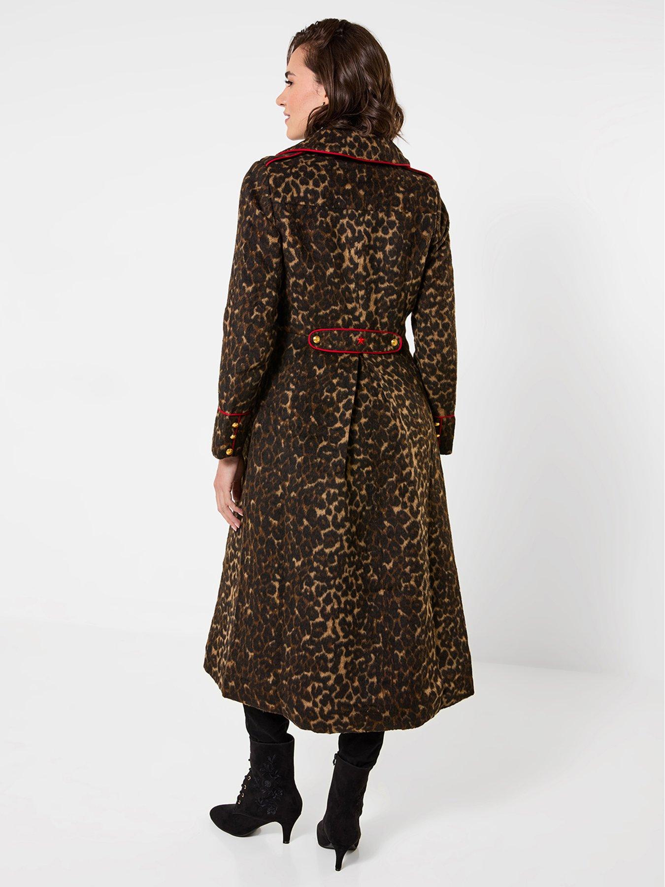 Image 2 of 7 of Joe Browns Make A Statement Long Leopard Coat