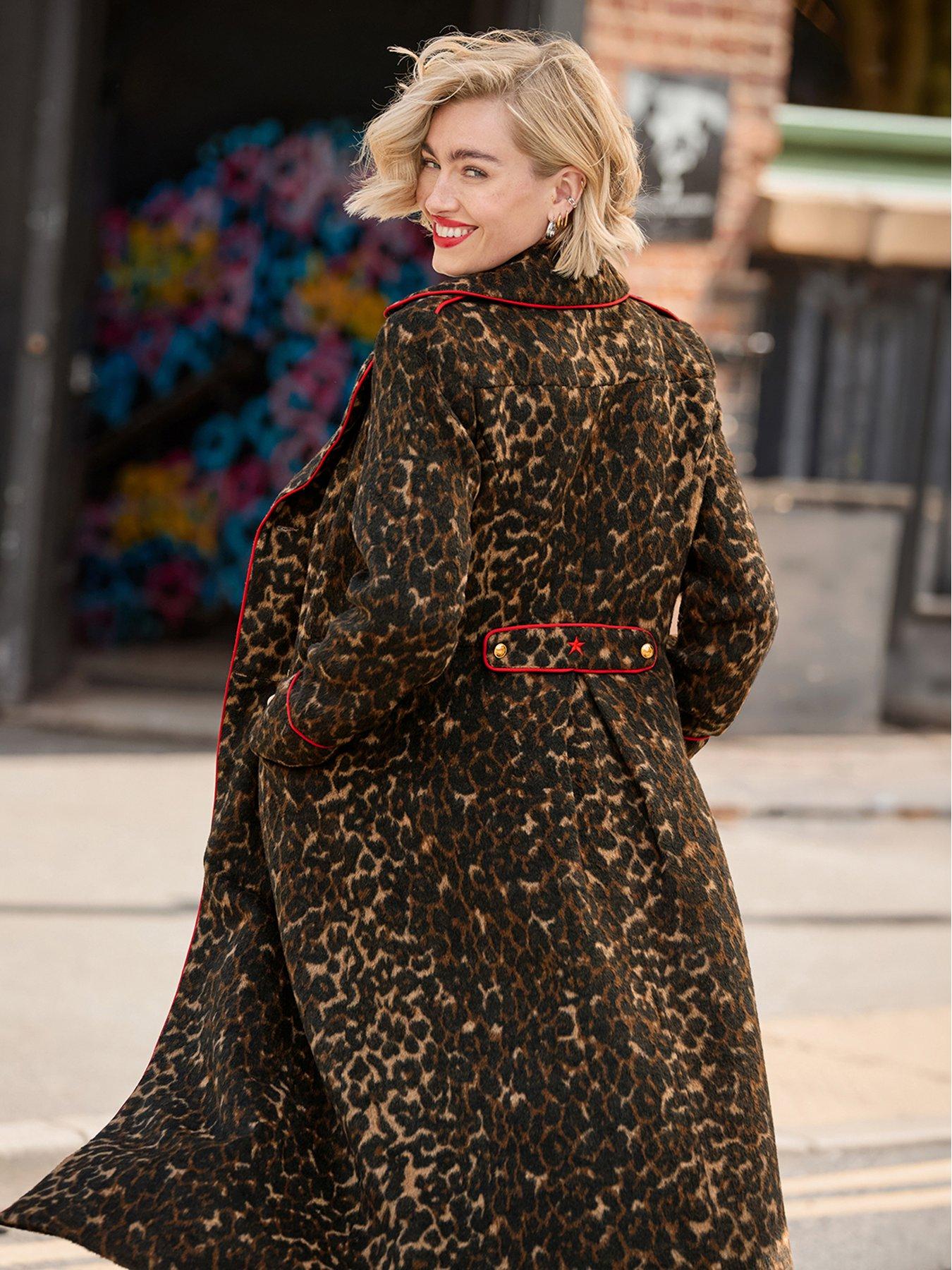 Image 6 of 7 of Joe Browns Make A Statement Long Leopard Coat