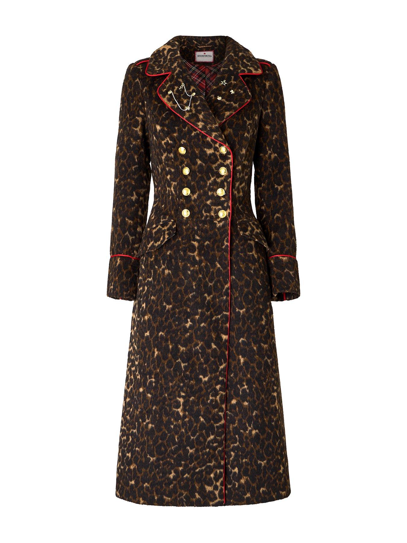 Image 7 of 7 of Joe Browns Make A Statement Long Leopard Coat