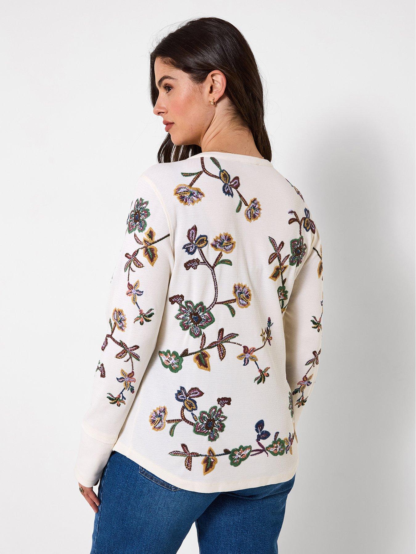 Image 2 of 5 of Joe Browns Ellie Embroidered Jersey Top