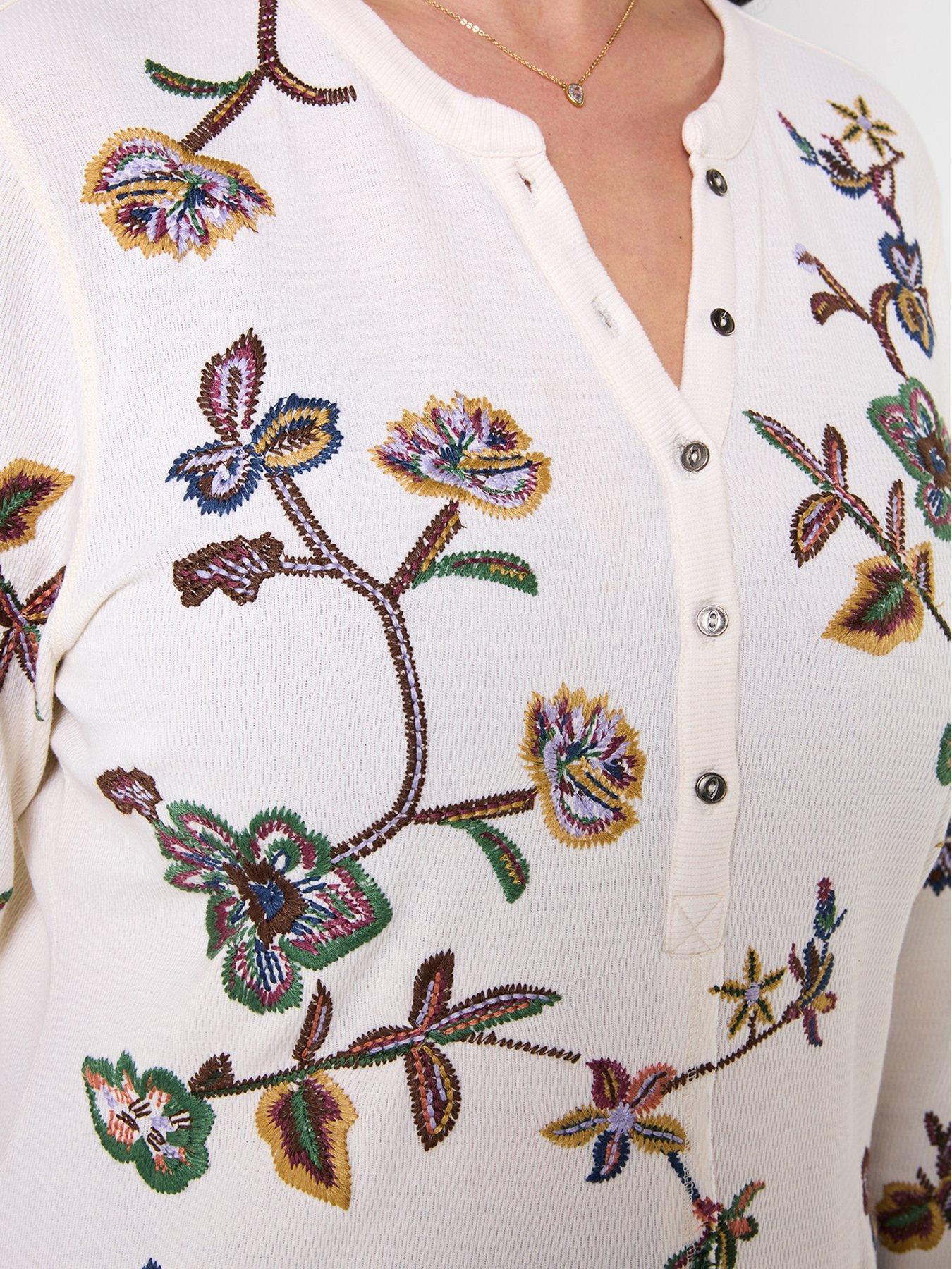 Image 4 of 5 of Joe Browns Ellie Embroidered Jersey Top