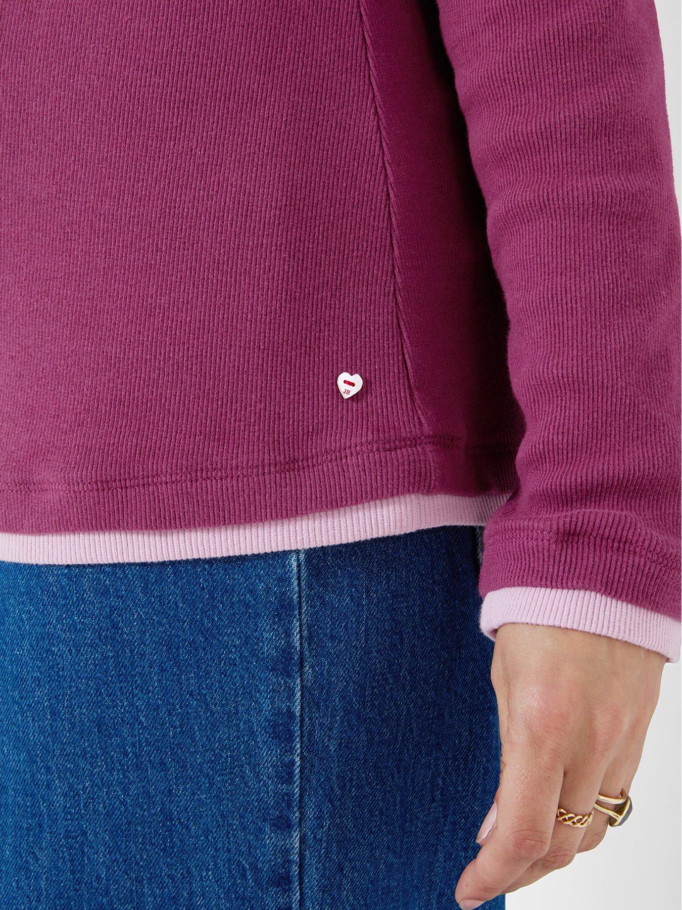 Image 4 of 5 of Joe Browns Margot Jersey Double Layer Henley Top