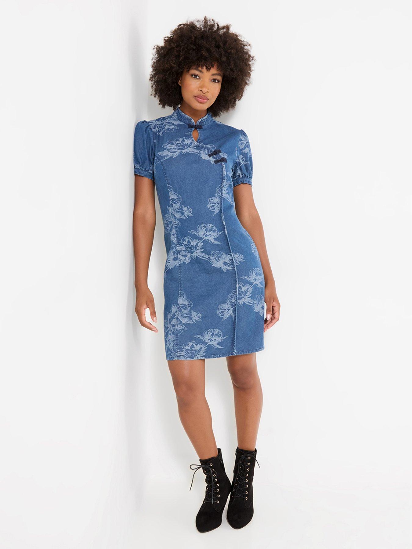 Joe Browns Jessie Denim Jacquard Mini Dress