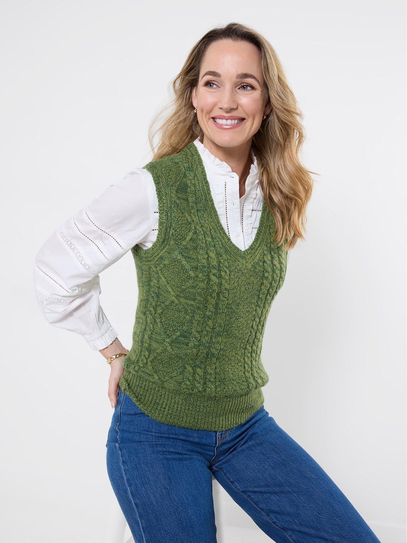 Joe Browns Suzie Cable Knit Vest