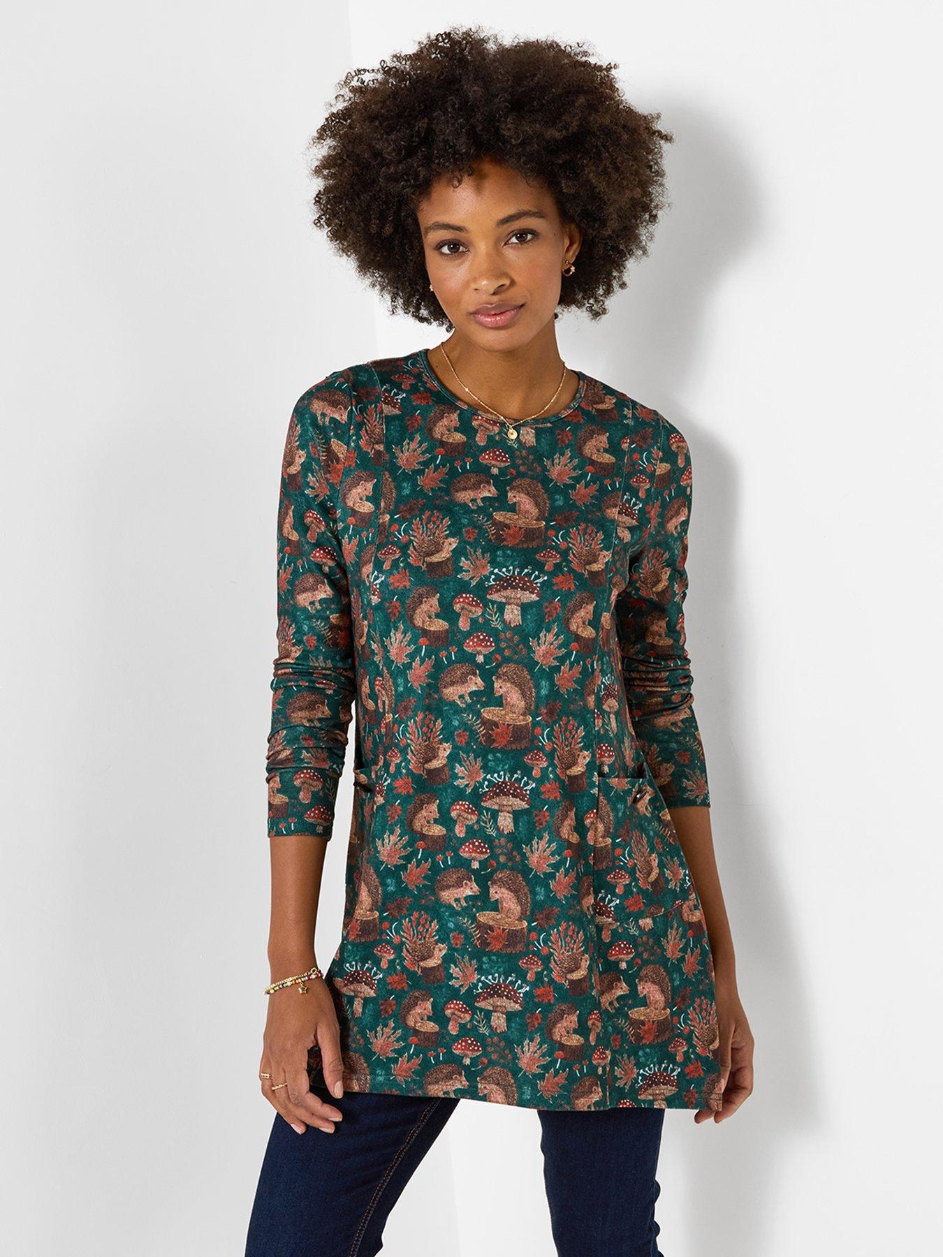 Joe Browns Hedgehog Printed Tunic Top