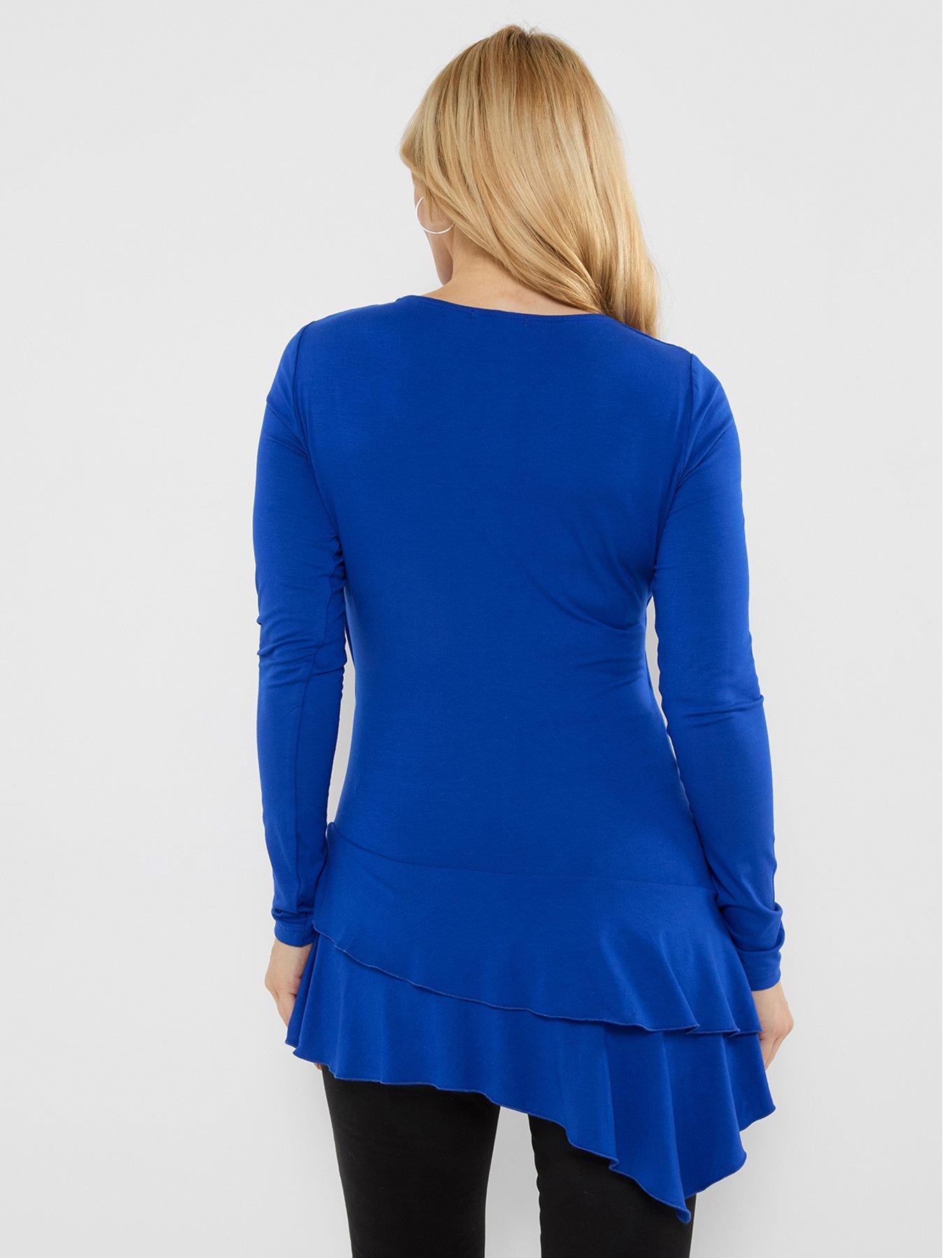 Image 2 of 6 of Joe Browns Cowl Neck Tunic Top With Lace Detailing