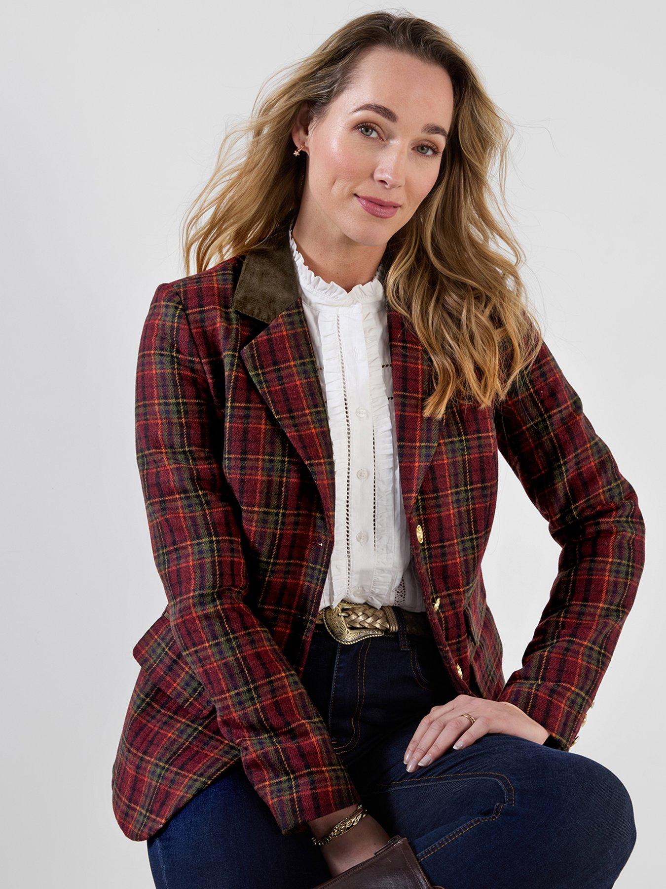Joe Browns Ruby Heritage Check Jacket