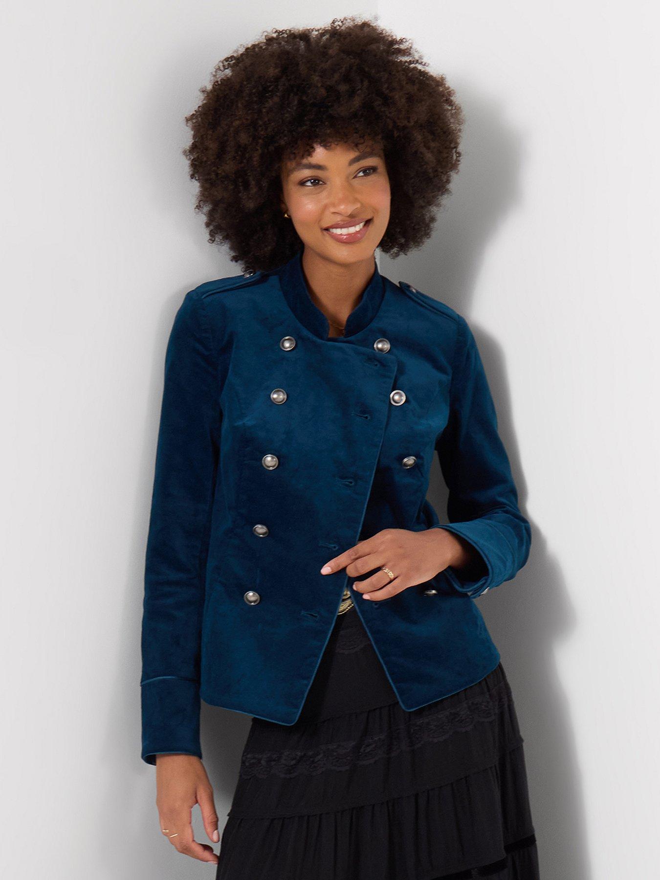 Image 1 of 6 of Joe Browns Majestic Moleskin Military Jacket
