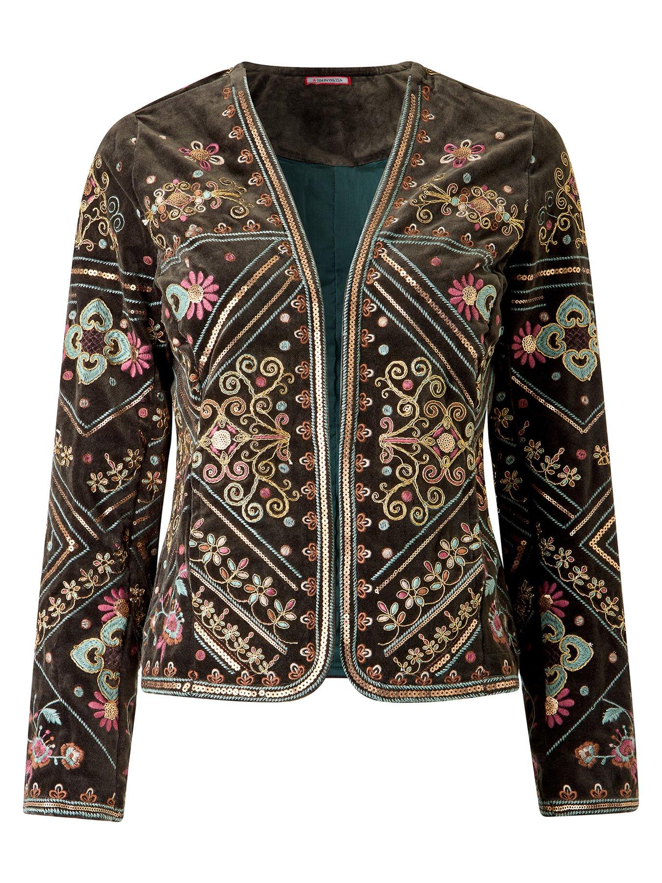 Image 7 of 7 of Joe Browns Bella Boutique Embroidered Edge To Edge Jacket