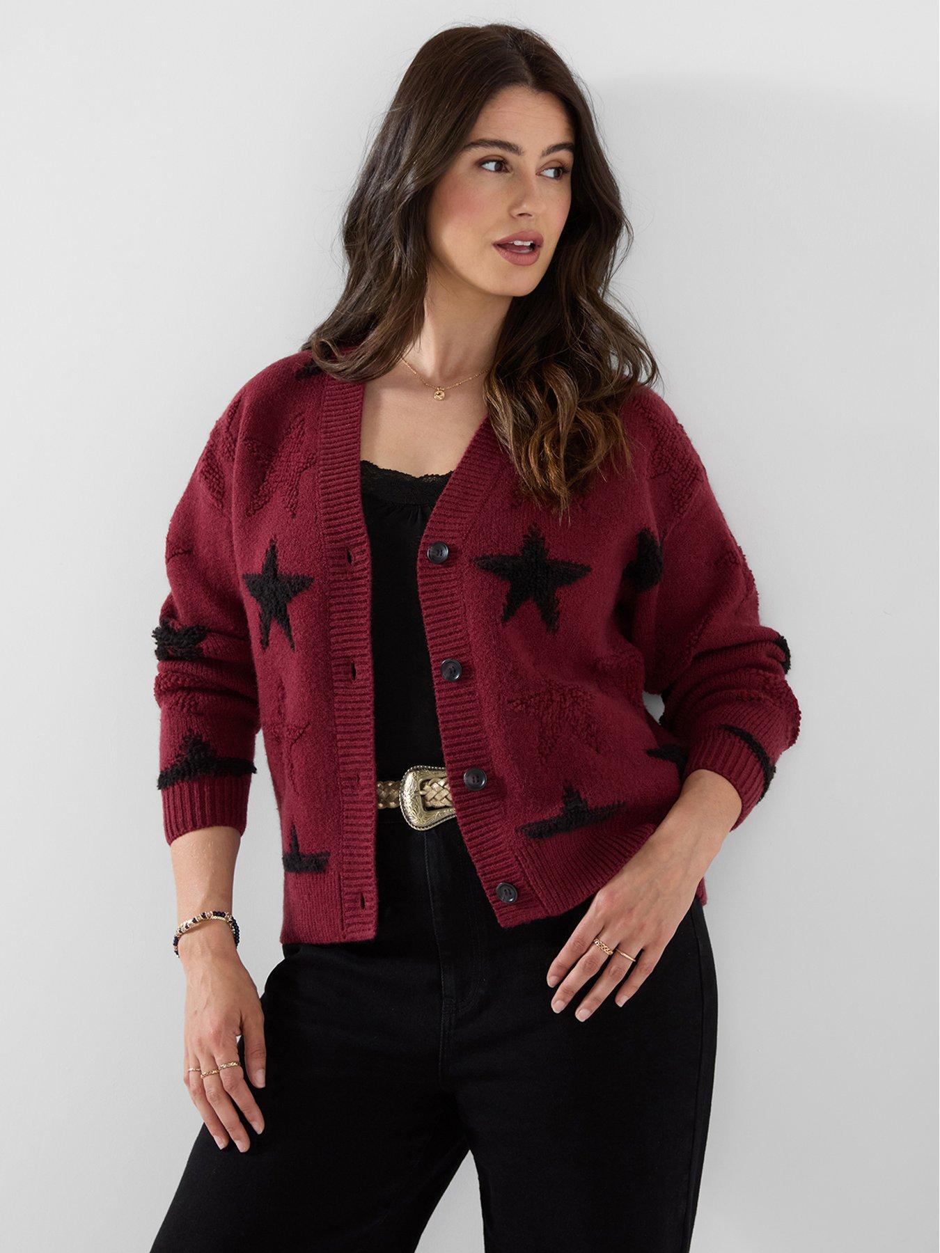 Joe Browns Stunning Star V- Neck Cardigan