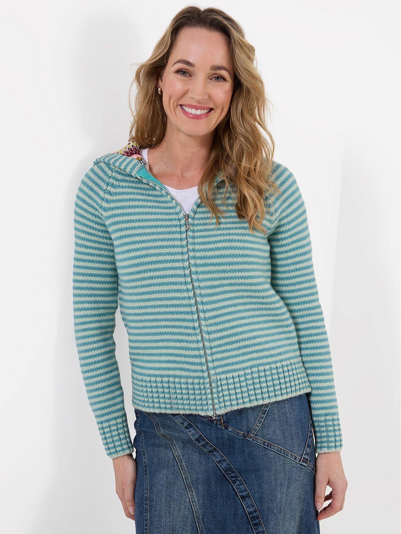 Joe Browns Pixie Striped Hooded Cardigan