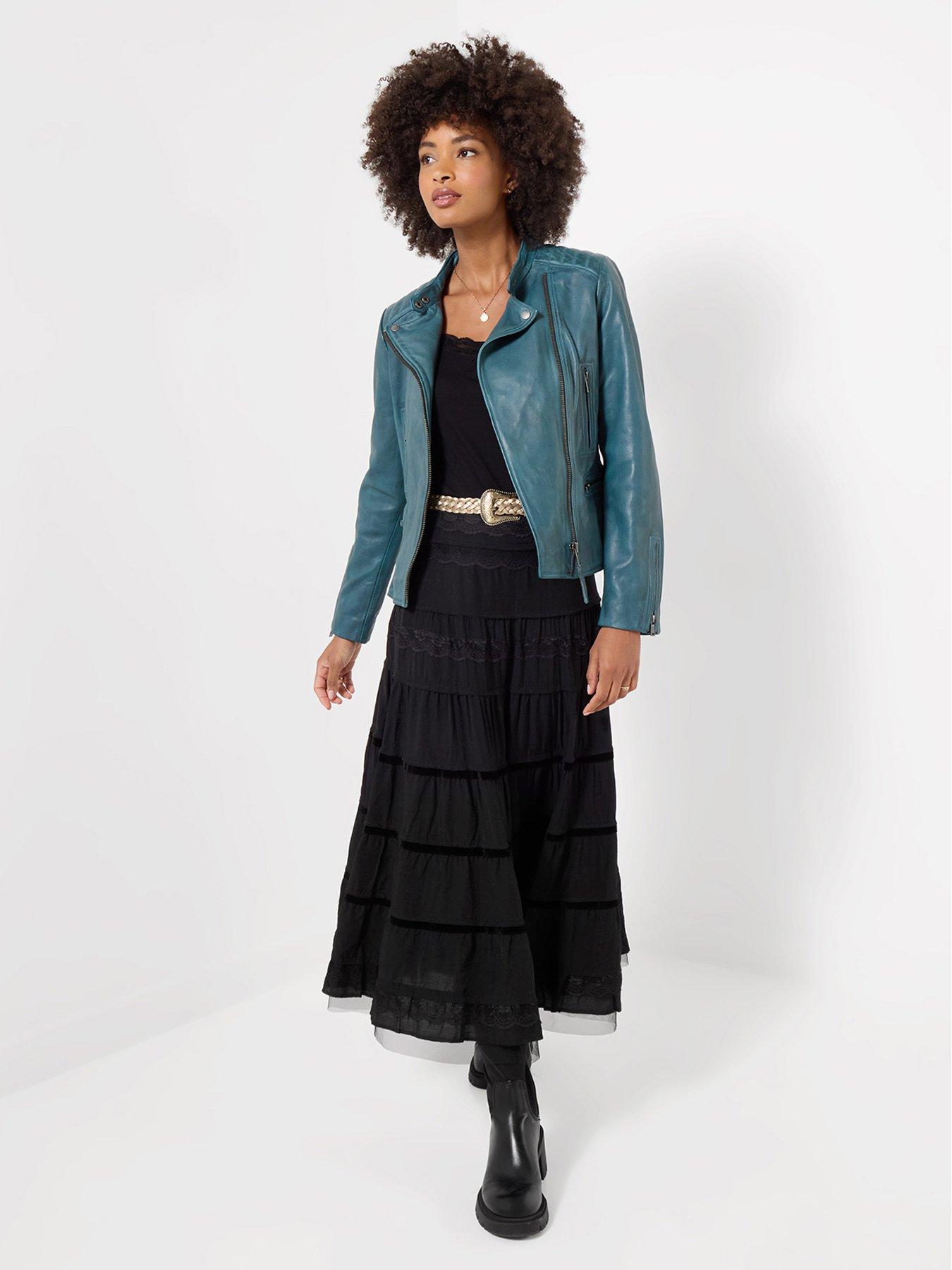 Image 3 of 7 of Joe Browns Elysia Collarless Leather Jacket