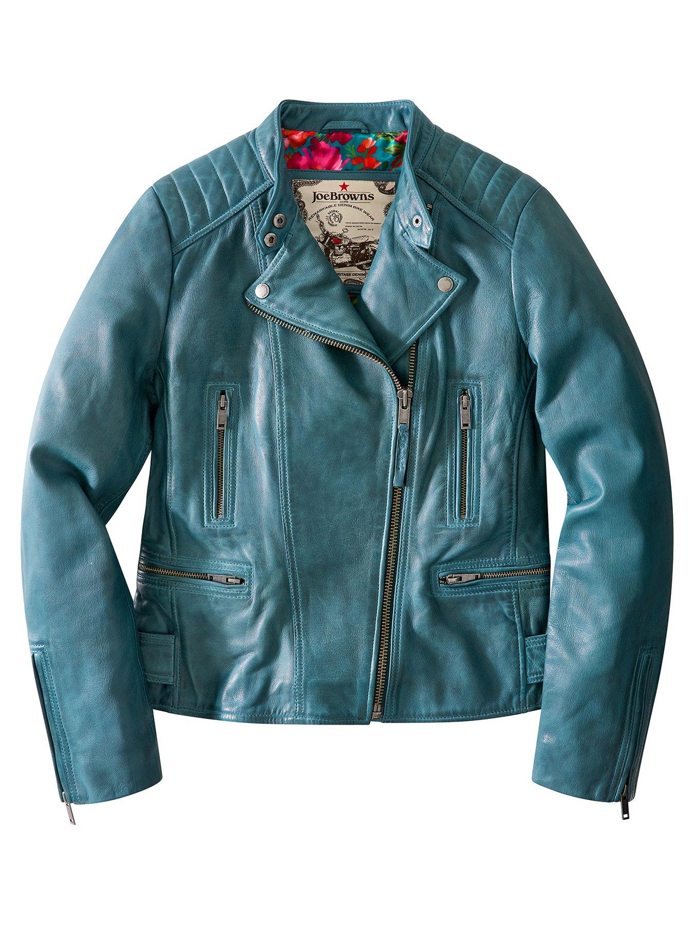 Image 7 of 7 of Joe Browns Elysia Collarless Leather Jacket