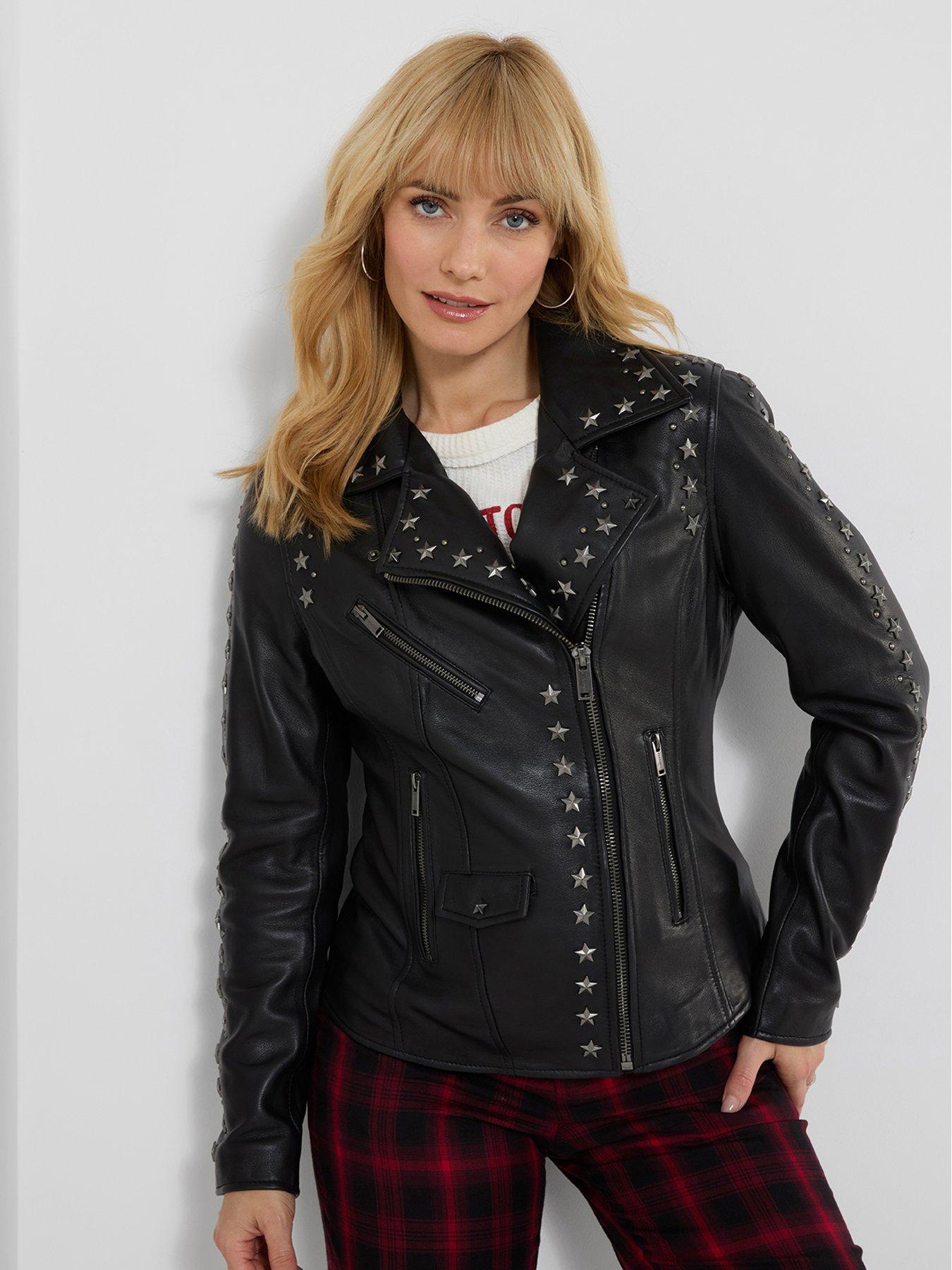 Joe Browns The Star Studded Leather Jacket