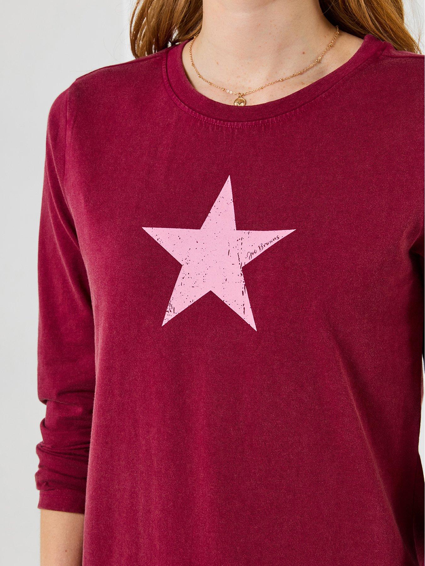 Image 4 of 5 of Joe Browns Star Graphic Acid Wash Tunic Top
